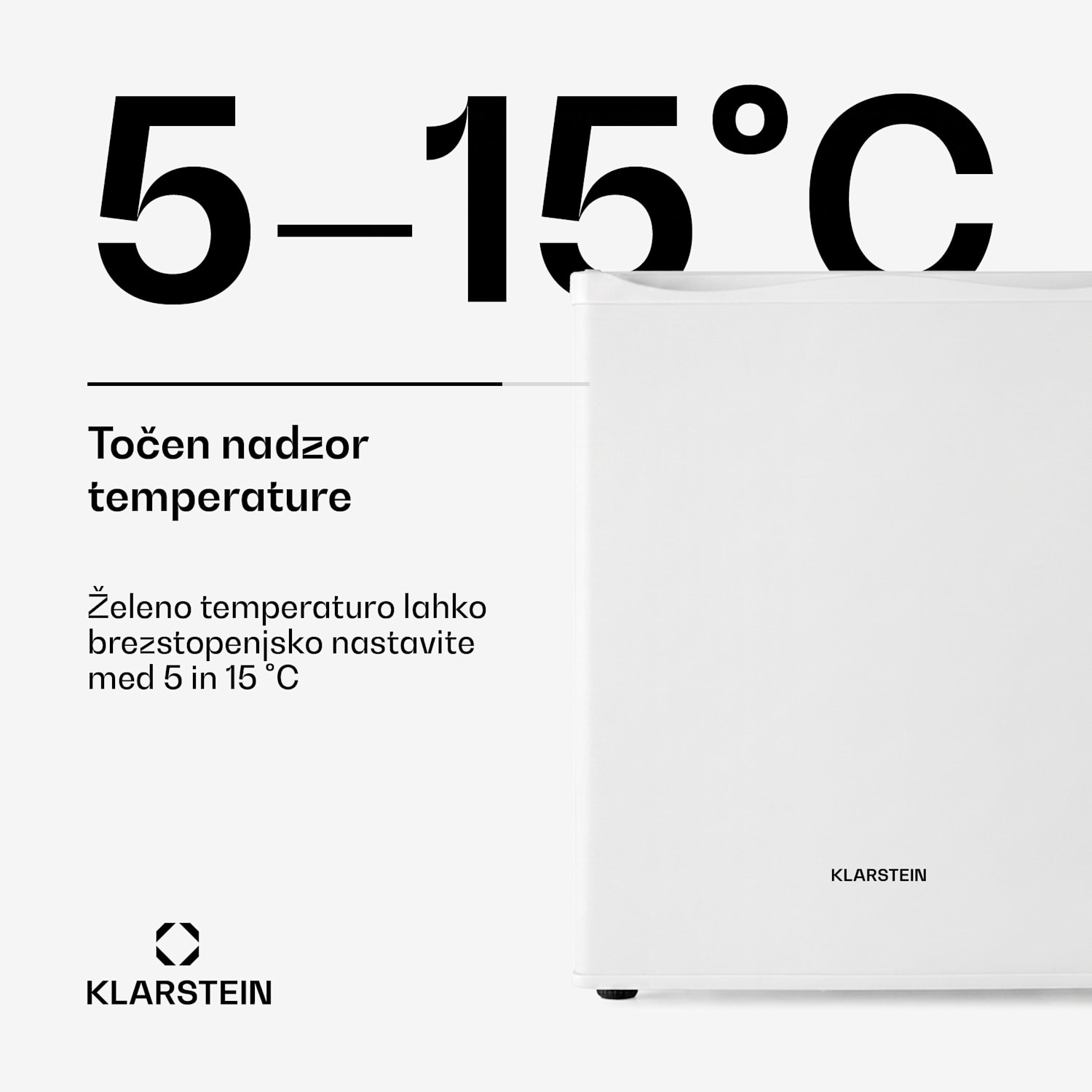 Happy Hour 30, minibar, 30 l, 5-15 °C, energijski razred G, tiho delovanje, 25 dB, LED-osvetlitev, bela 30 litrov | F | Bela