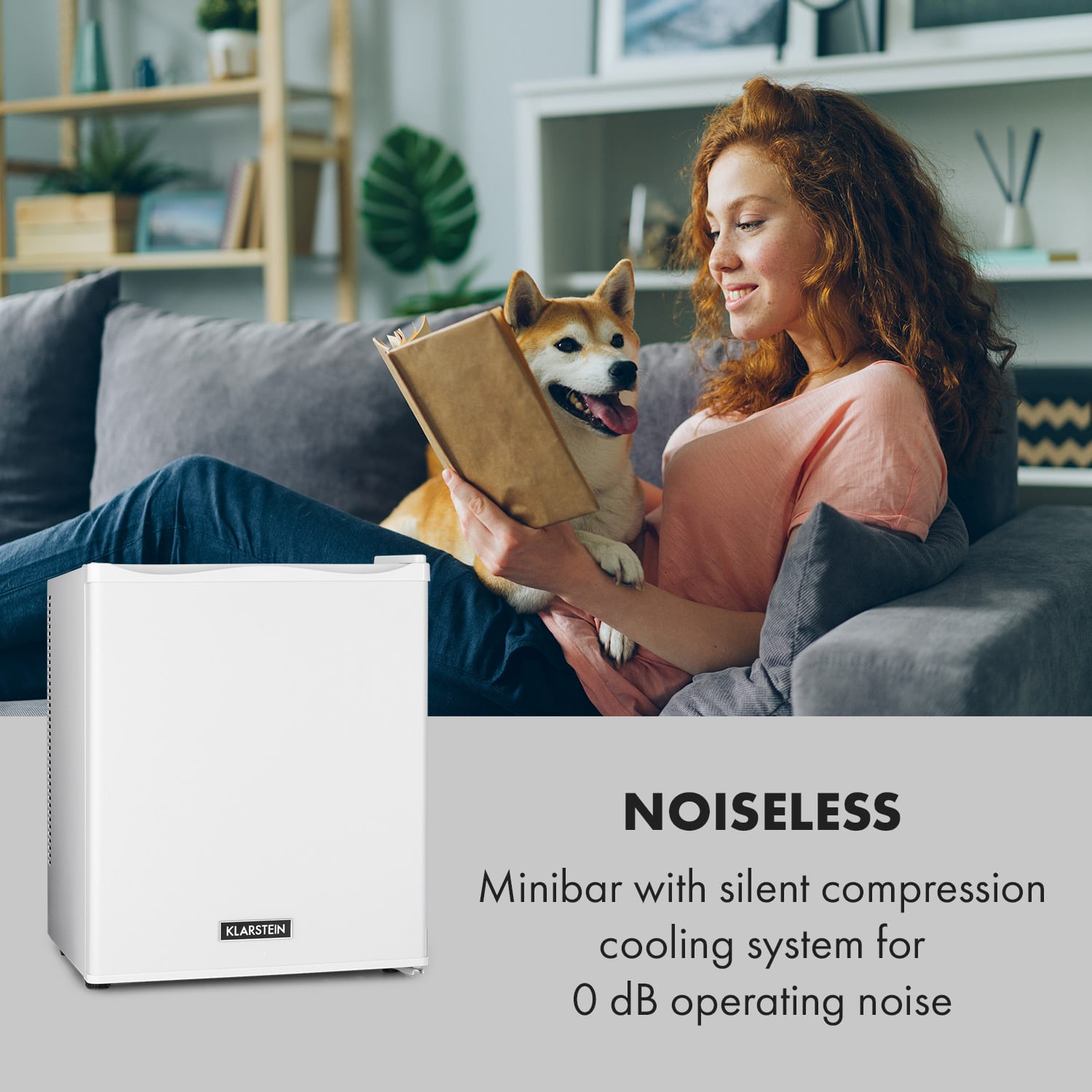 Happy Hour 30, минибар, 23 л, 5 - 15 °C, енергиен клас G, тих, 25 dB, LED осветление, бял 