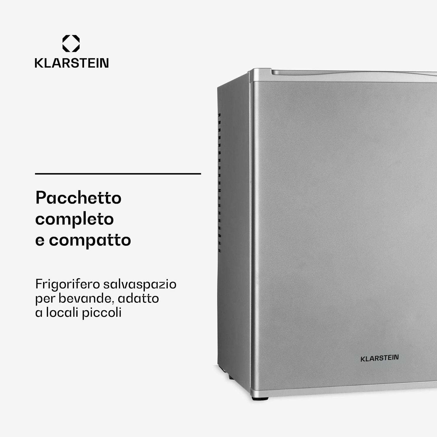 Happy Hour 33 Minibar 33l 5 - 15 °C EEK G 25dB luce LED 33 Ltr | F | Argento