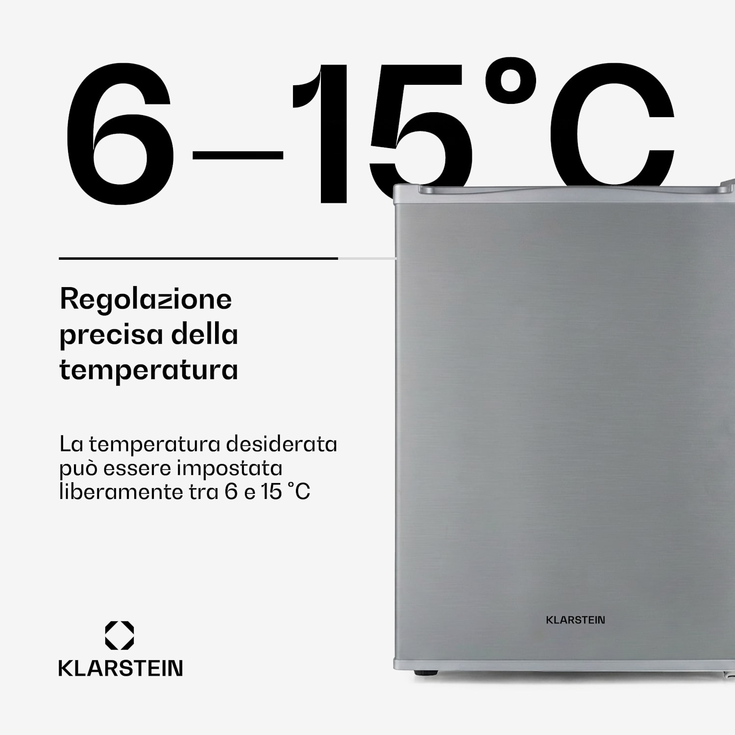 Happy Hour 33 Minibar 33l 5 - 15 °C EEK G 25dB luce LED 33 Ltr | F | Argento