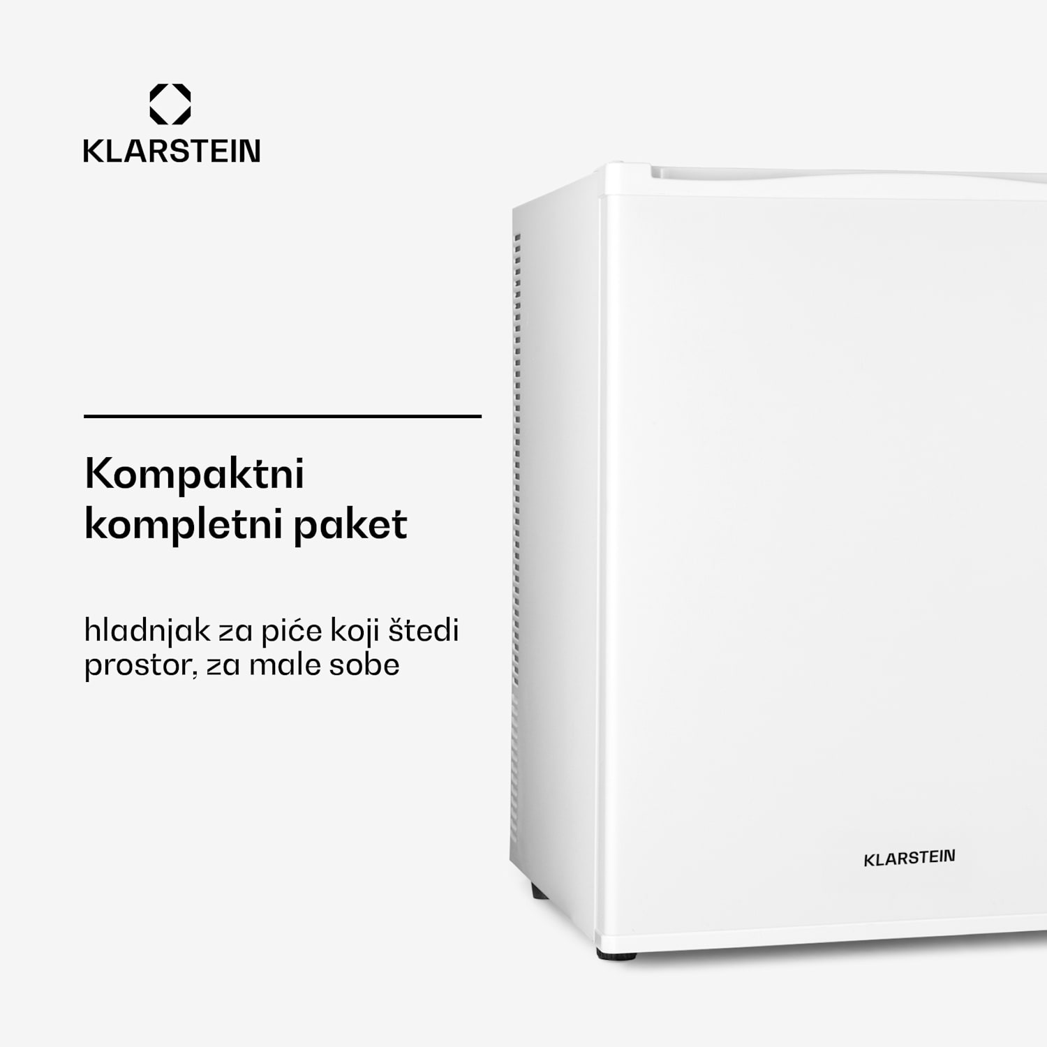 Happy Hour 40, minibar, 40 L, 5 - 15 ° C, tihi rad, 23 dB, LED svjetlo, bijeli 40 Ltr | G | Bijela