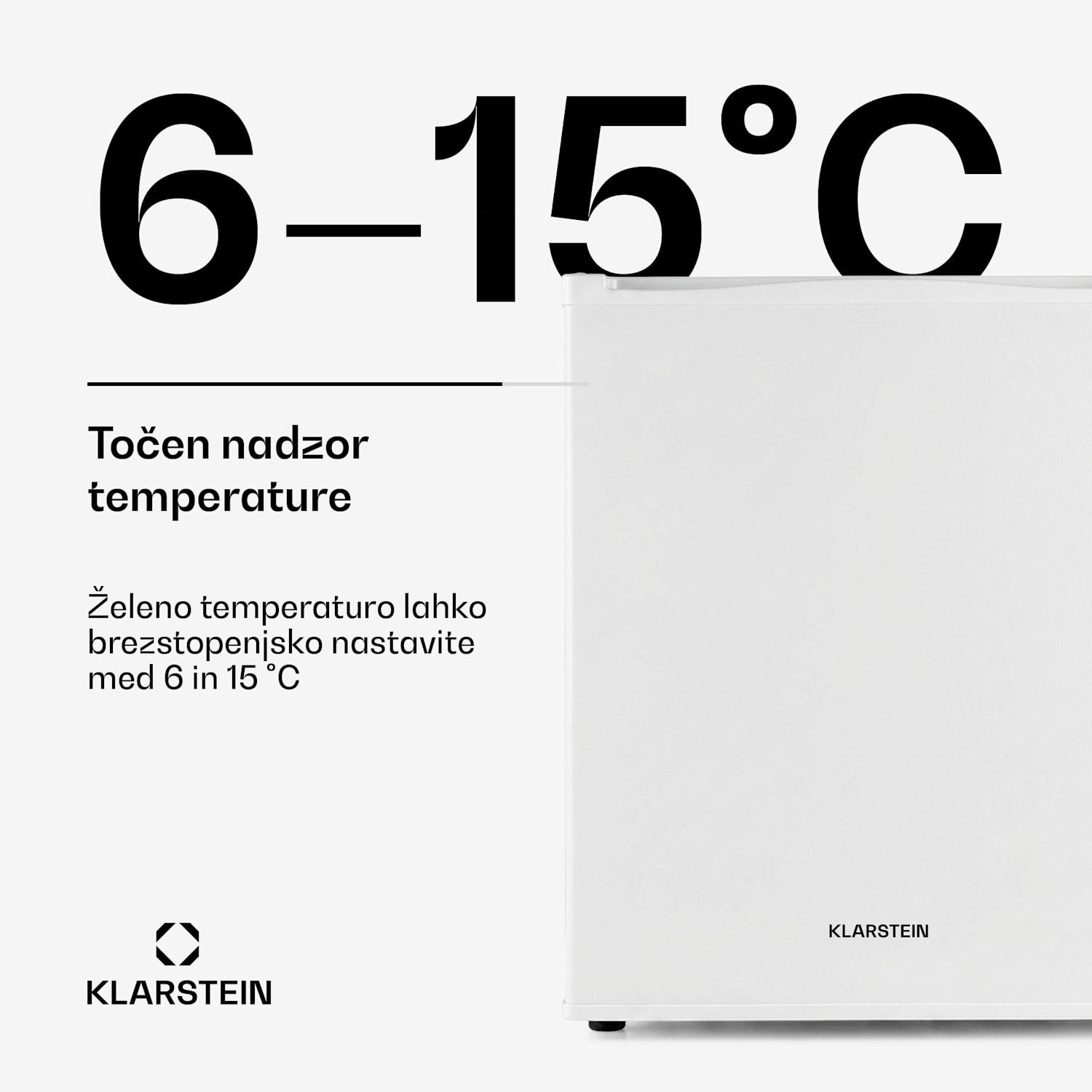 Happy Hour 40, mini bar, 40 L, 5-15°C, tiho delovanje, 23dB, LED-osvetlitev, bela 40 Ltr | G | Bela