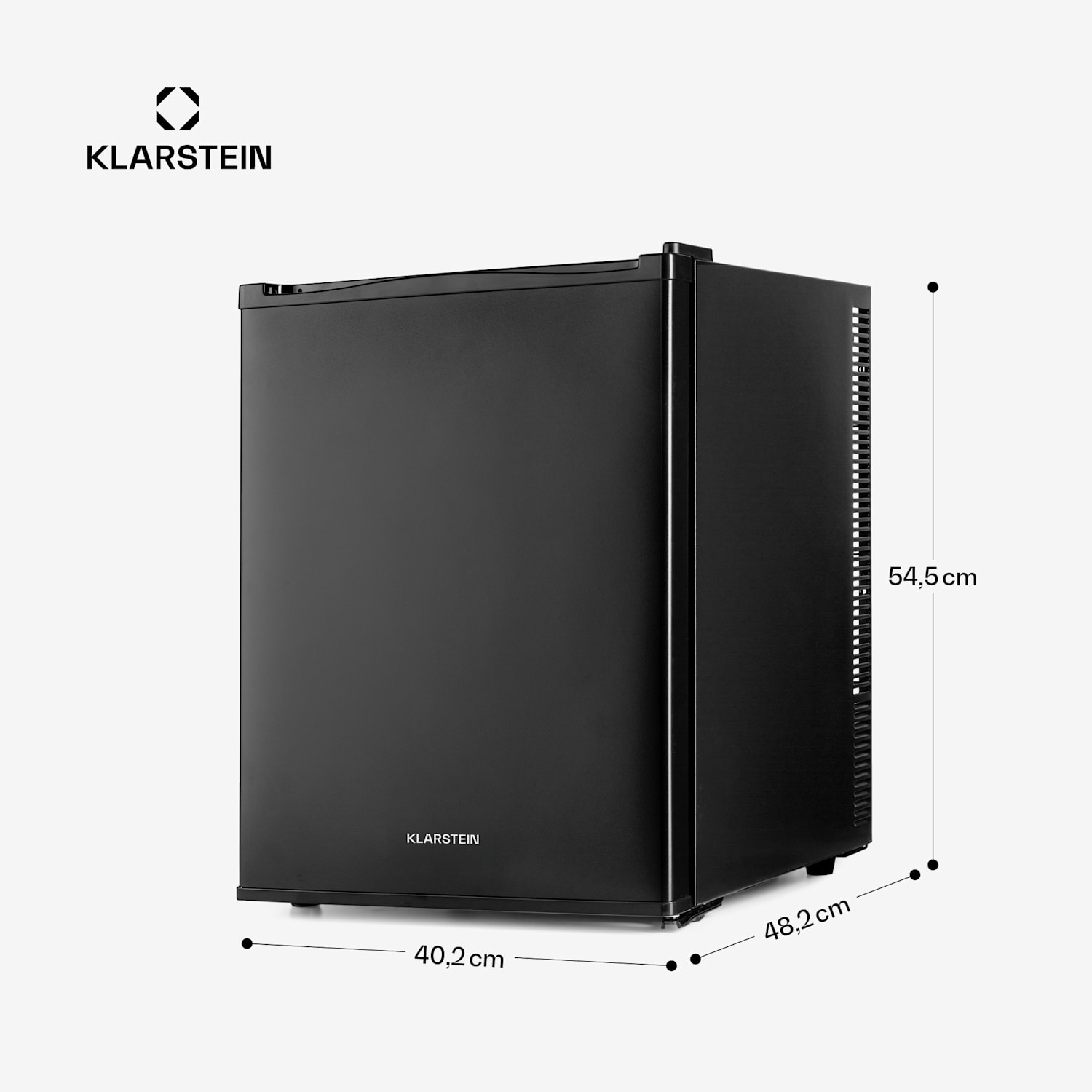 Klarstein Happy Hour Minibar 40L 5-15°C 23 dB Luz LED 40 L | G | Negro