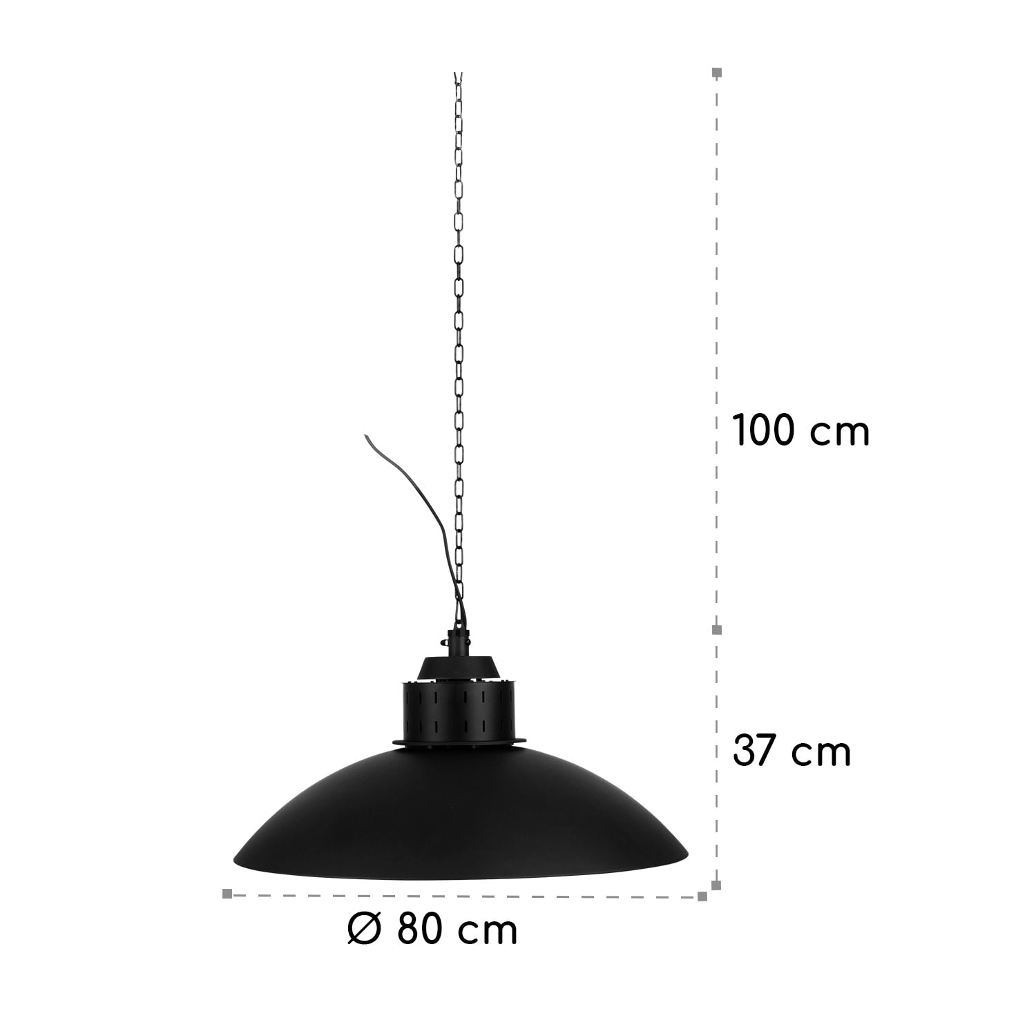 Heat Meister, terasový ohrievač, 2400 W, LED, diaľkový ovládač, čierny