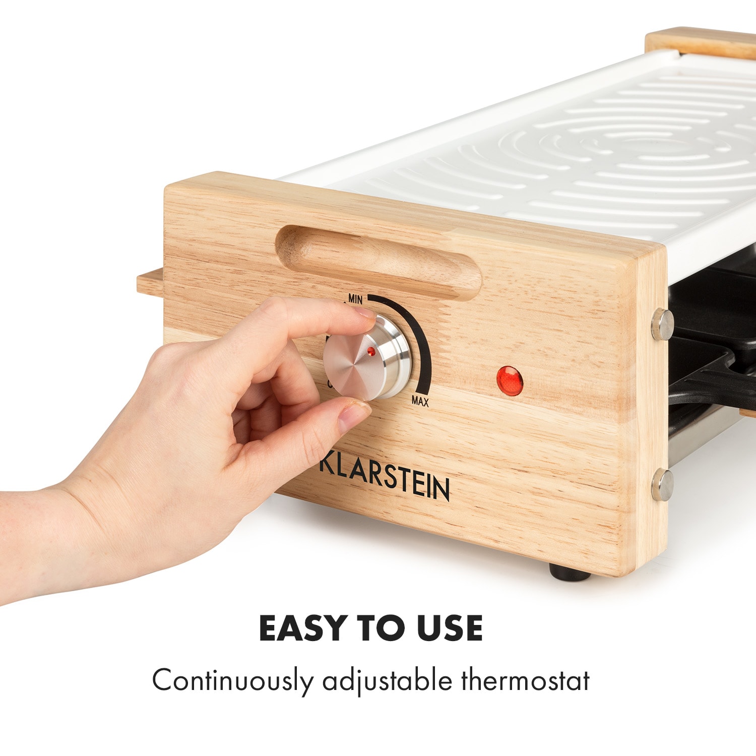 Chateaubriand  Nuovo, raclette, 1200 W, hliník, 8 osob, dřevěný dekor Grill plate (white) | 8 rakletovacích pánviček