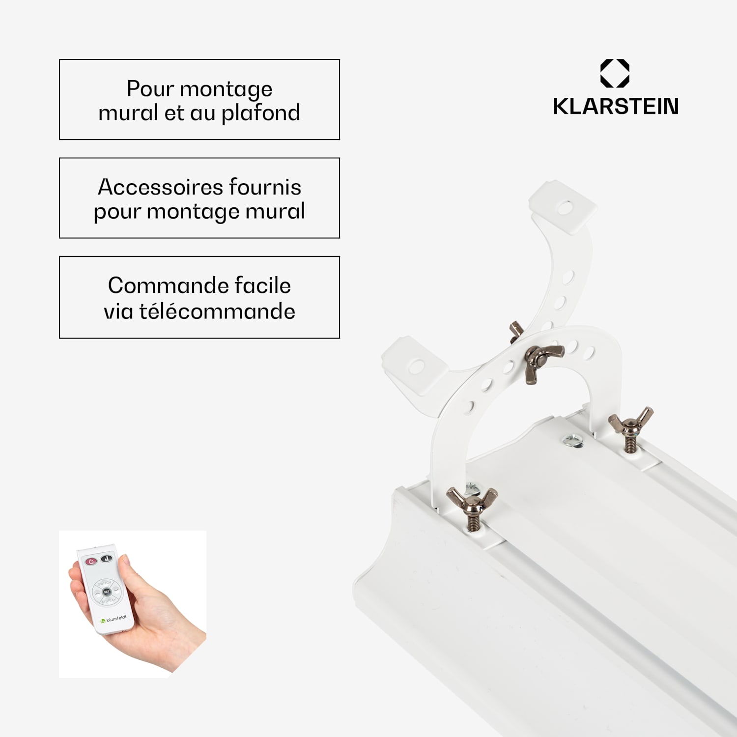 Chauffage par infrarouge Cosmic Beam Smart 30 3000 W commande par application télécommande 3000 W | Oui | Blanc