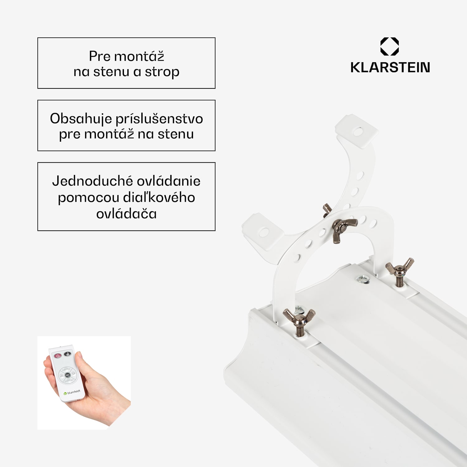 Cosmic Beam Smart 30, infračervený ohrievač, 3000 W, ovládanie cez aplikáciu, biely 3000 W | Áno | Biela