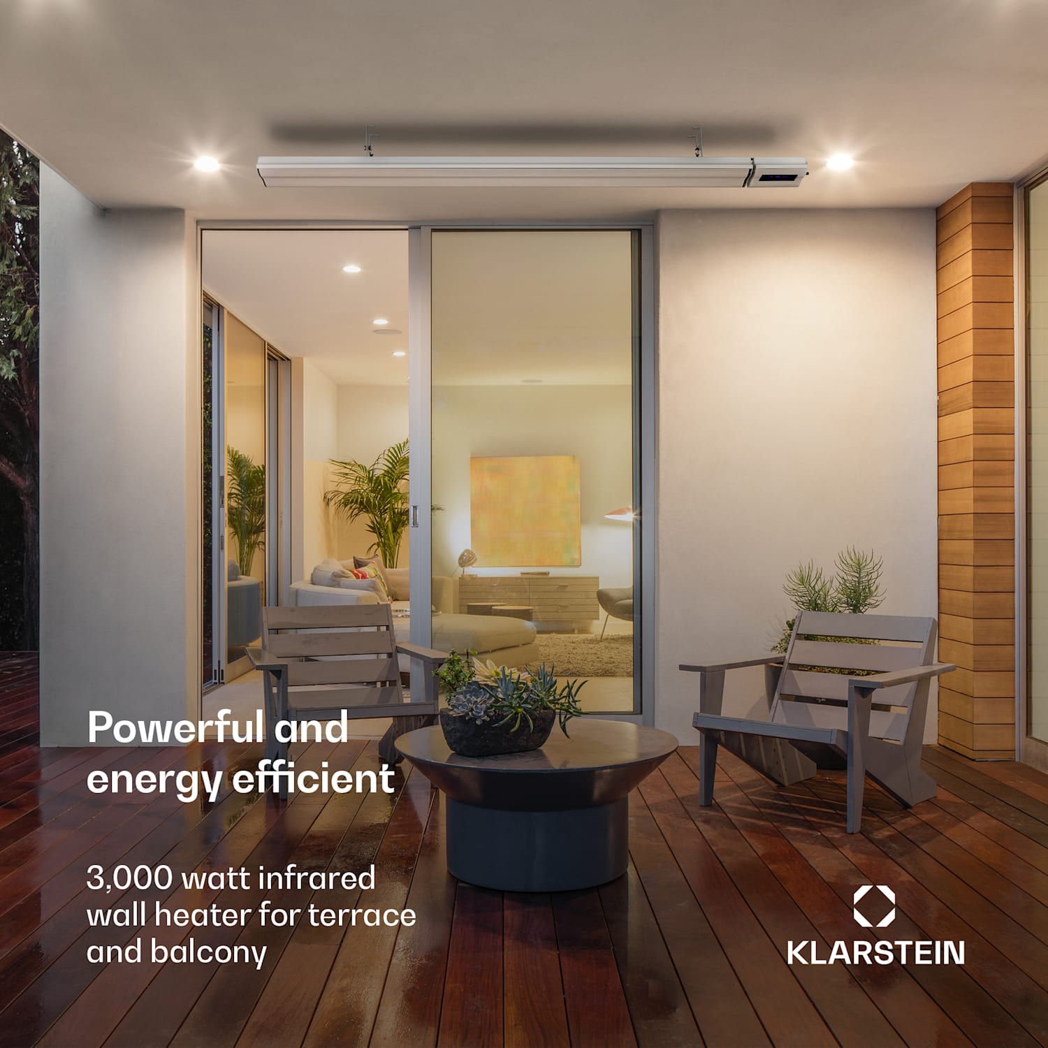 Cosmic Beam Smart 30 infraroodverwarming 3000W app-bediening afstandsbediening 3000 W | Ja | Wit