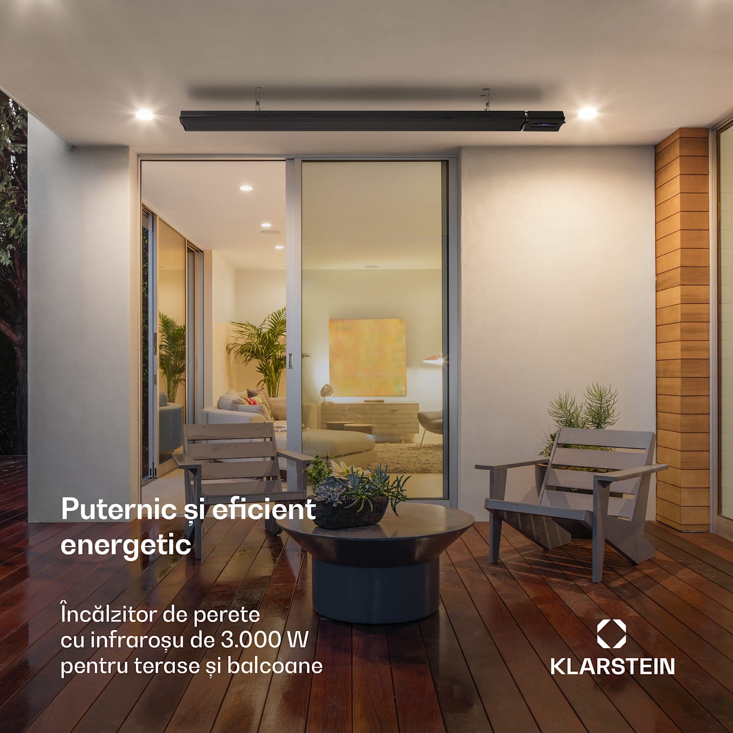 Cosmic Beam Smart 30, încălzitor cu infraroșu, 3000 W, control prin aplicație, negru 3000 W | Da | Negru