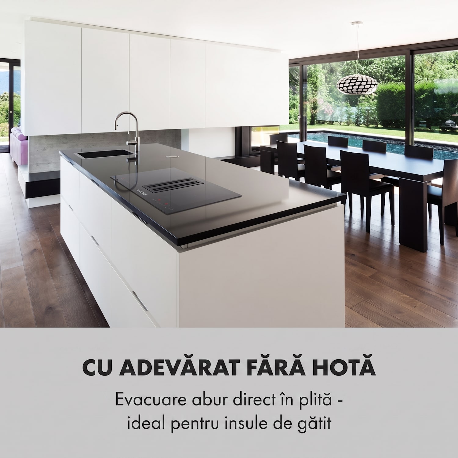 Full House 2.0, sistem de hota încorporat în plită, 271 m³ / h, A 