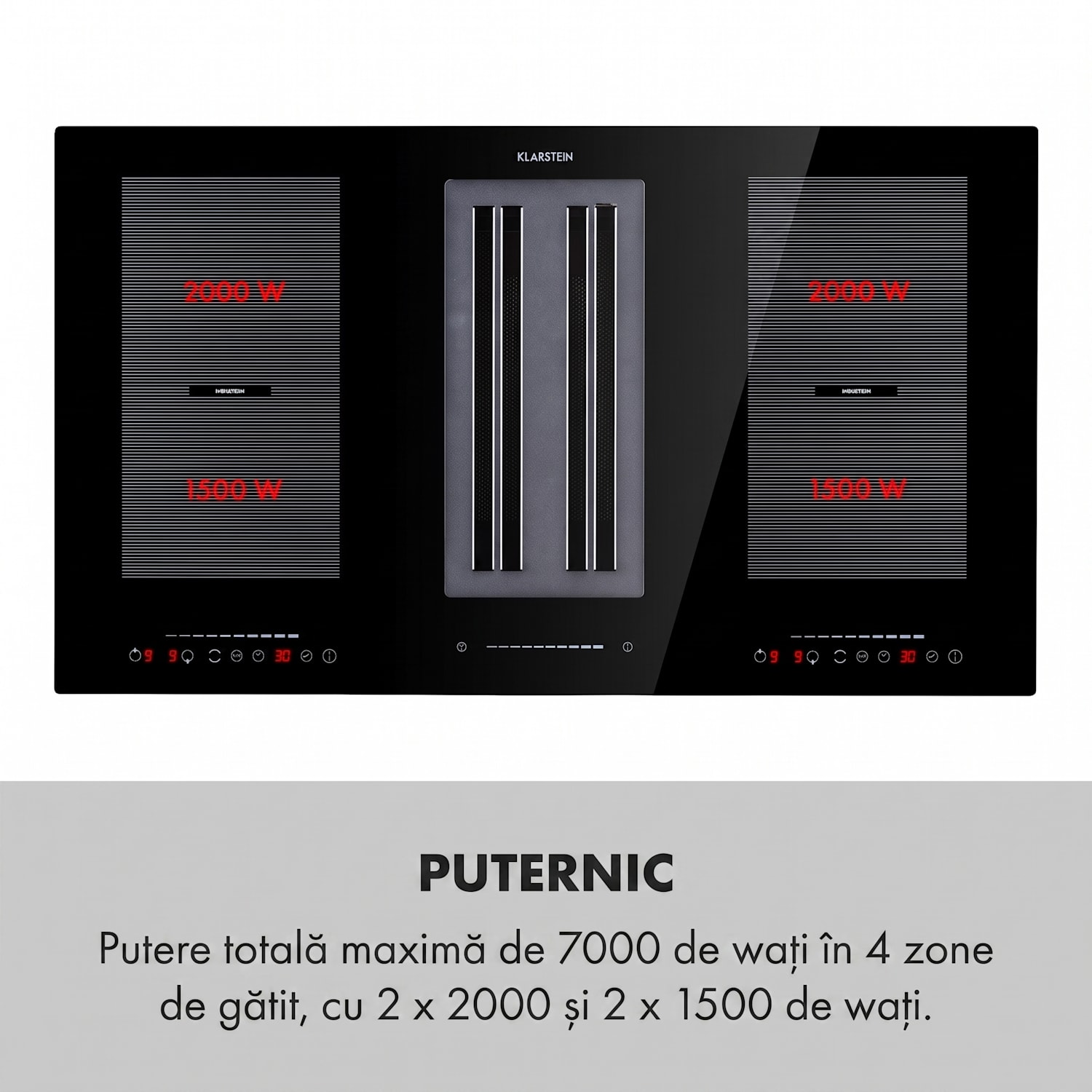 Full House 2.0, sistem de hota încorporat în plită, 271 m³ / h, A 