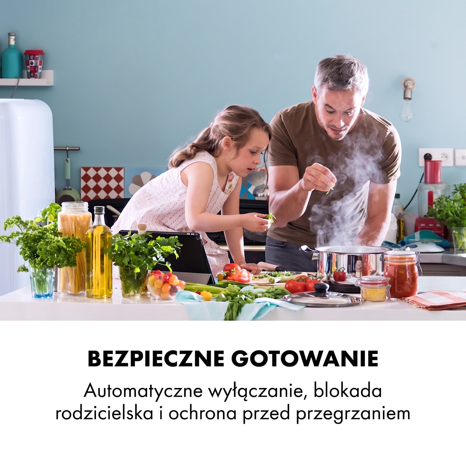 Delicatessa 60 Prime, płyta indukcyjna, 4 strefy, 7000 W, timer 4 | Biały / Srebrny Metal