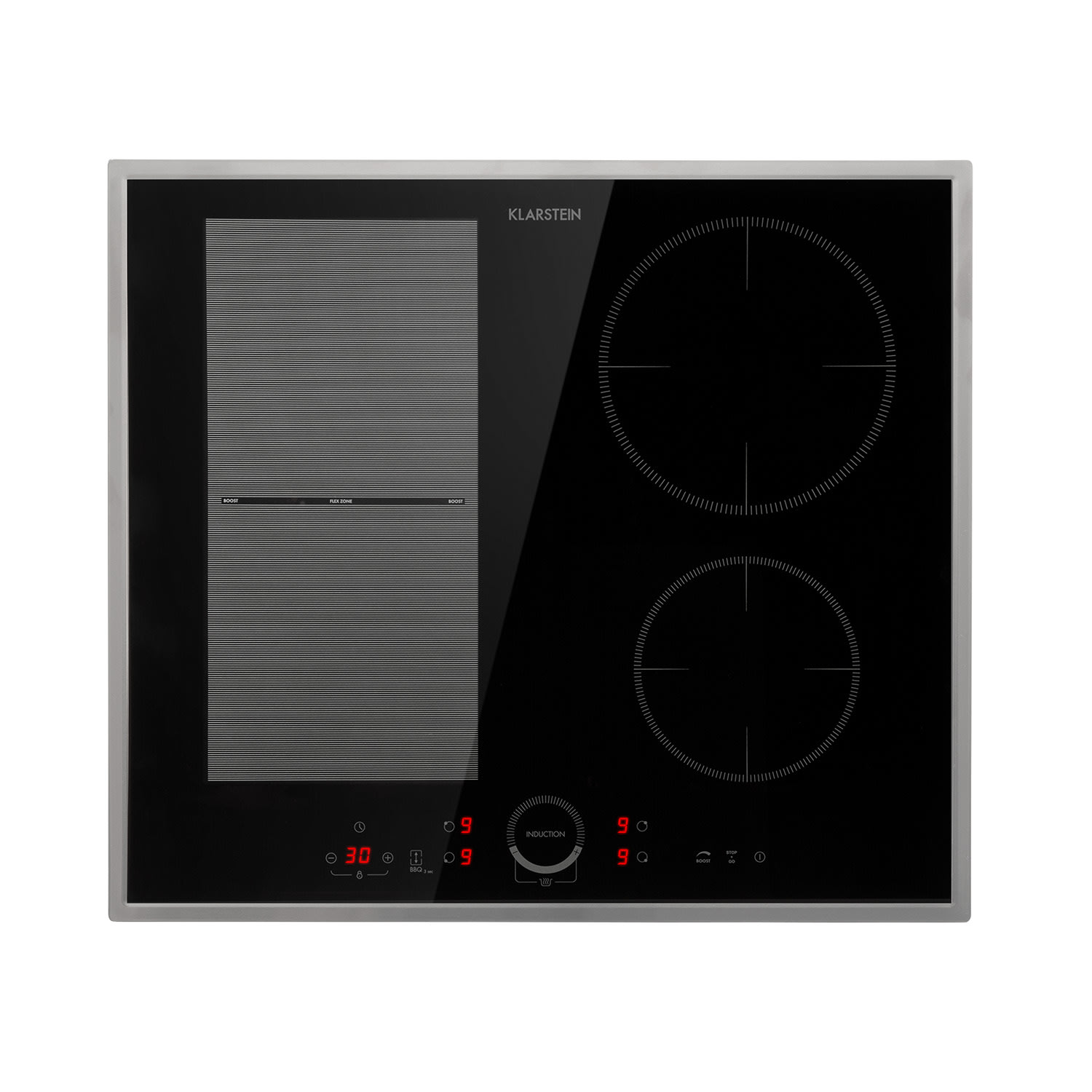 Delicatessa 60 Hybrid Placa de inducción encastrable 4 zonas 7000W color negro 60 cm | 1 Zona flexible | Negro