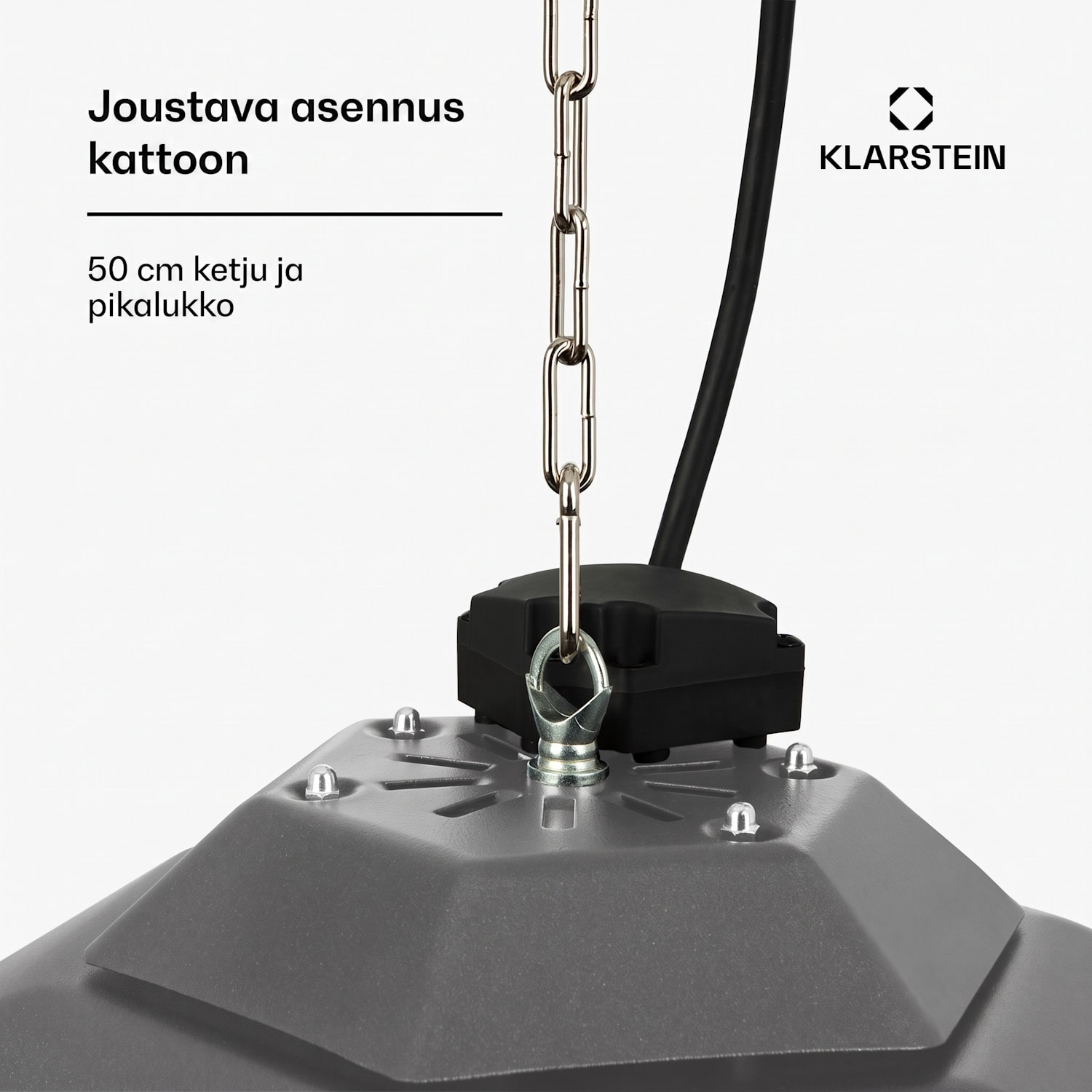 Heat Hexa, infrapunalämmitin, 800/1200/2000 W, halogeeni, IP34, LED, pronssinvärinen Antrasiitti