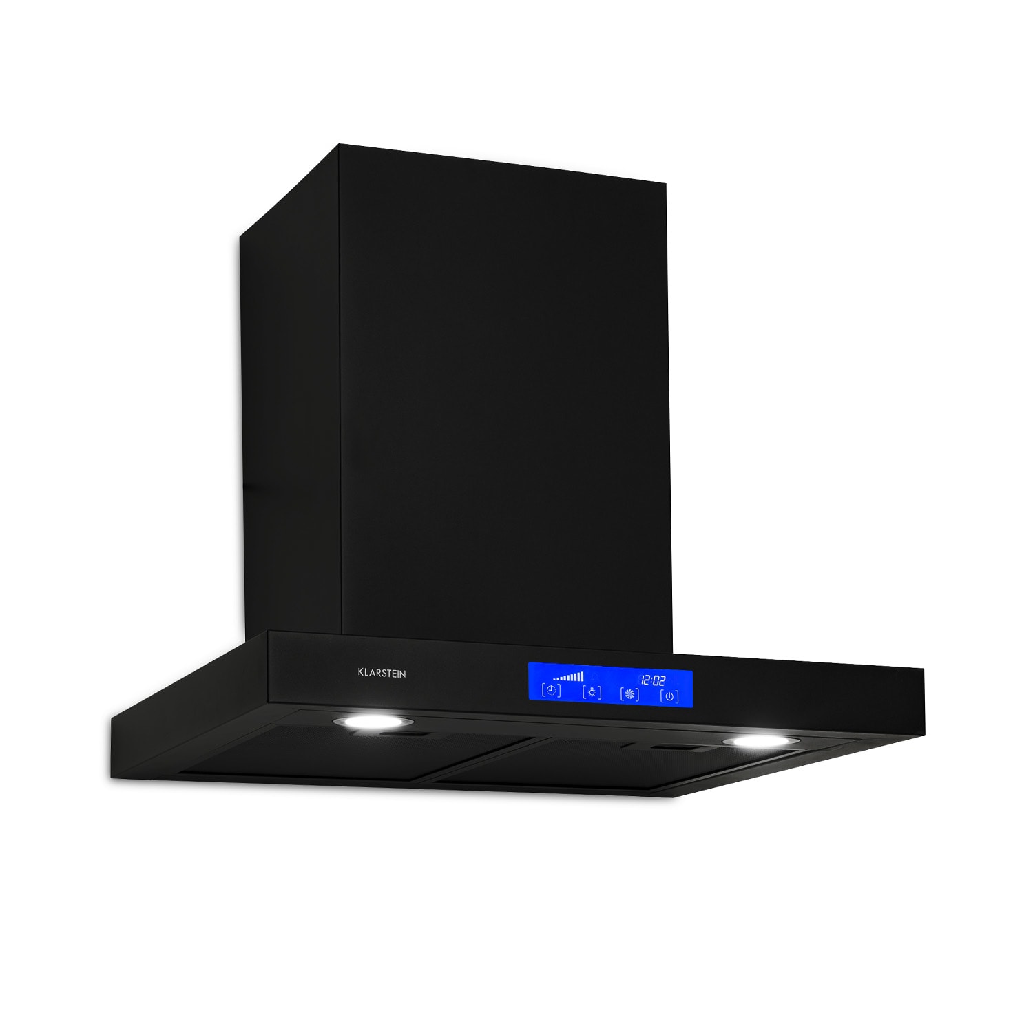 Sabrina, hotă, 575 m³ / h, 3 niveluri de putere, clasa de eficiență energetică A, neagră 60 cm | Negru