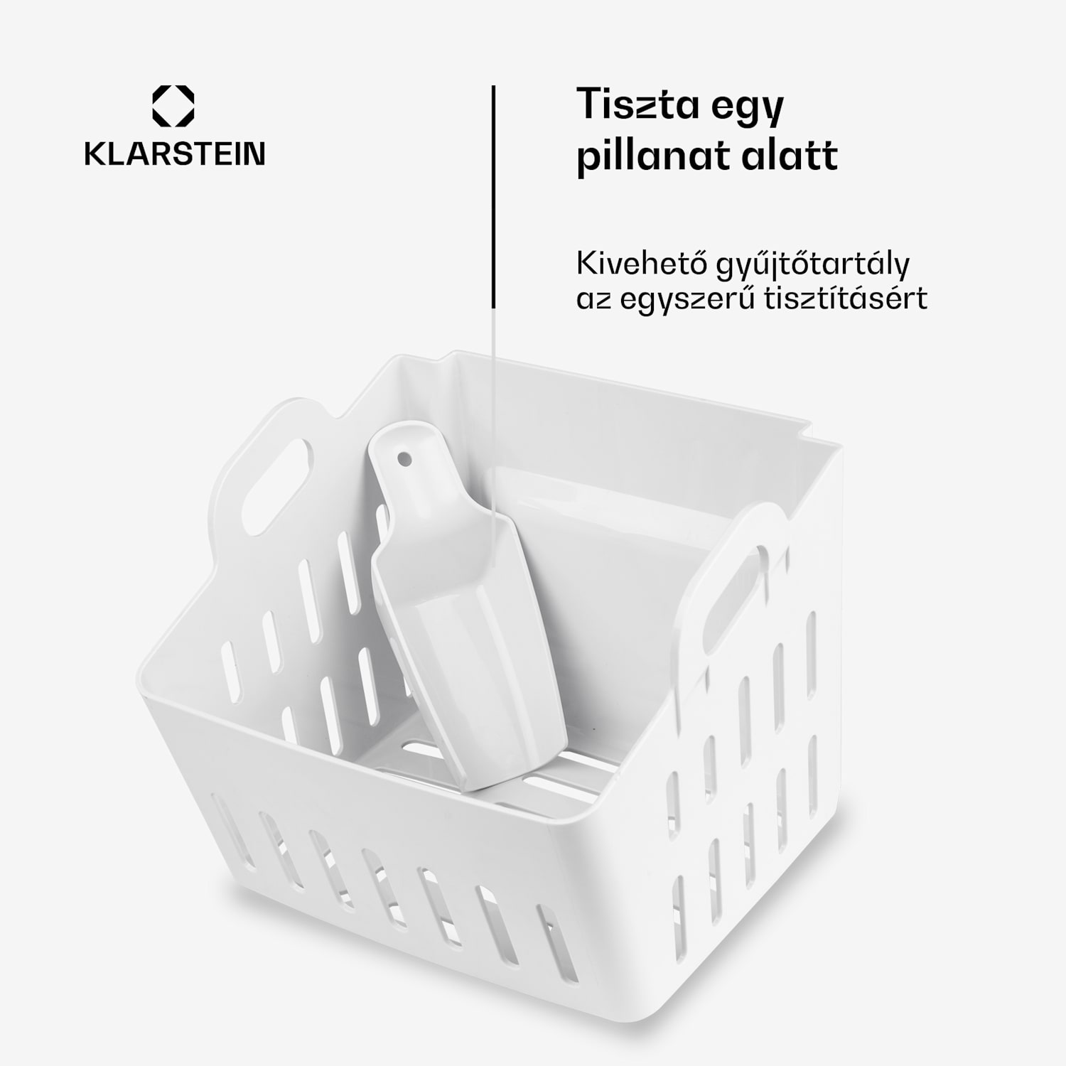 Partytime, jégkocka készítő, tiszta jég, 15 kg/24 h, rozsdamentes acél Fekete metál