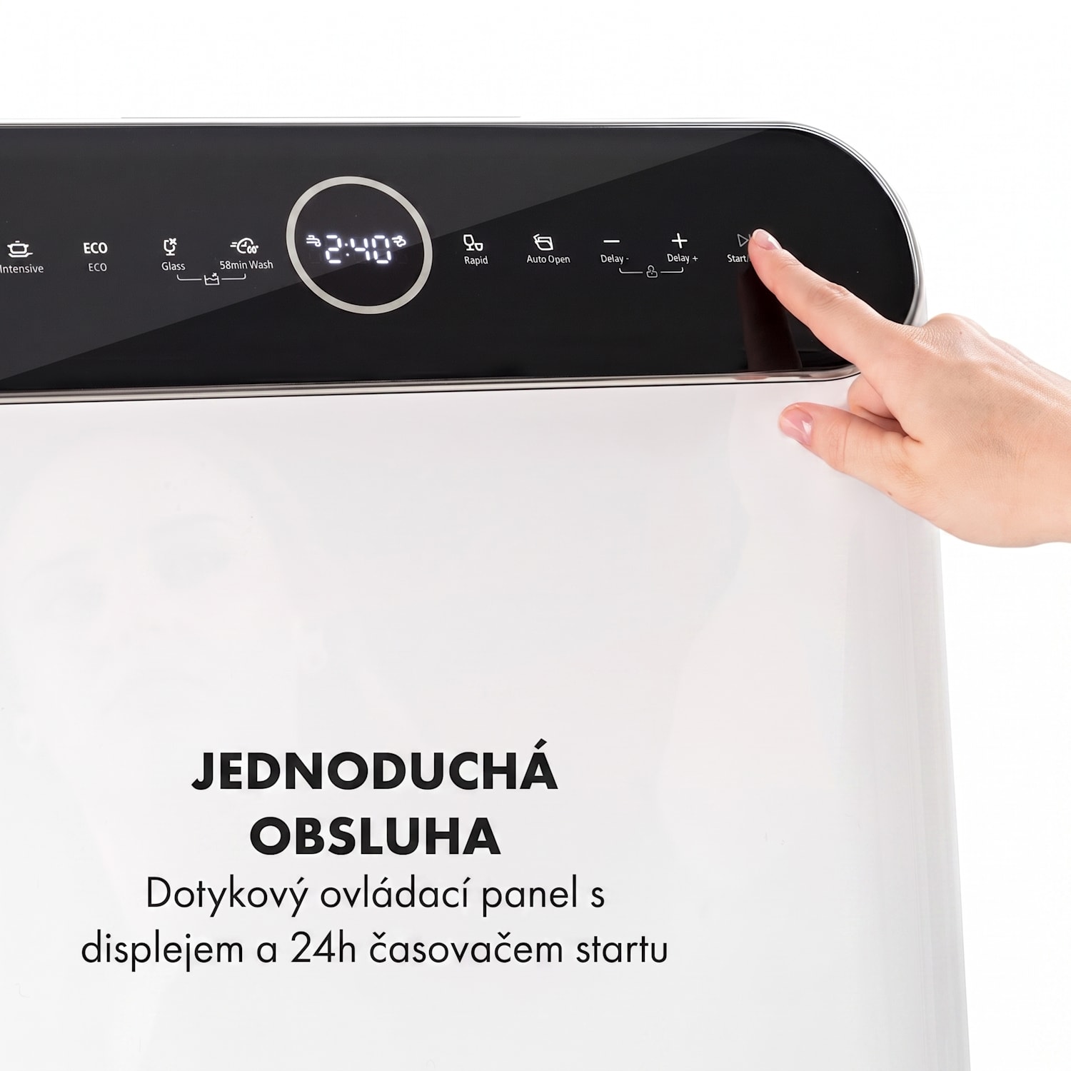 Oceana, myčka nádobí, volně stojící, 860 W, energetická třída F, bez instalace, bílá F