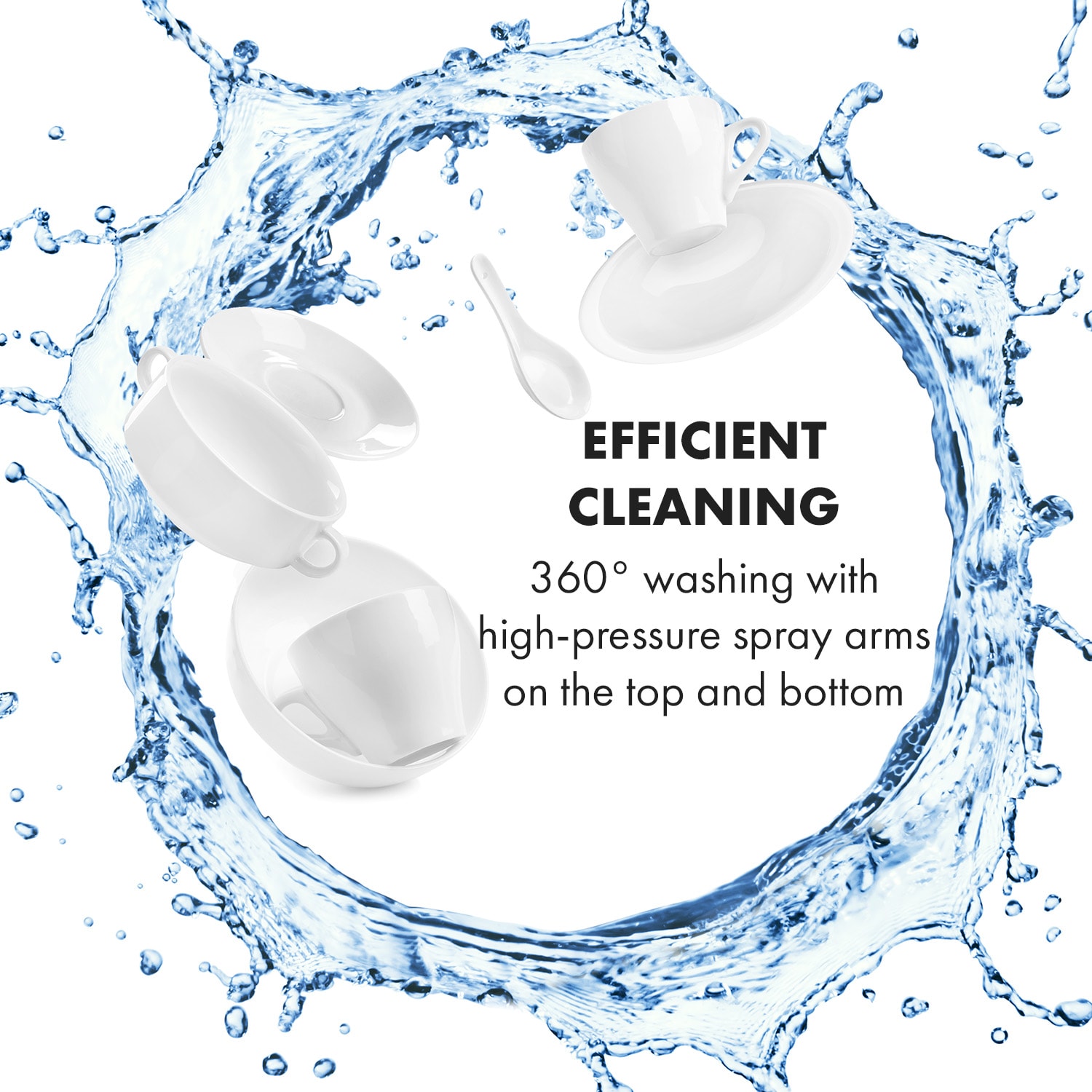 Oceana Dishwasher free-standing installation-free 2 place settings 860W EEC F F