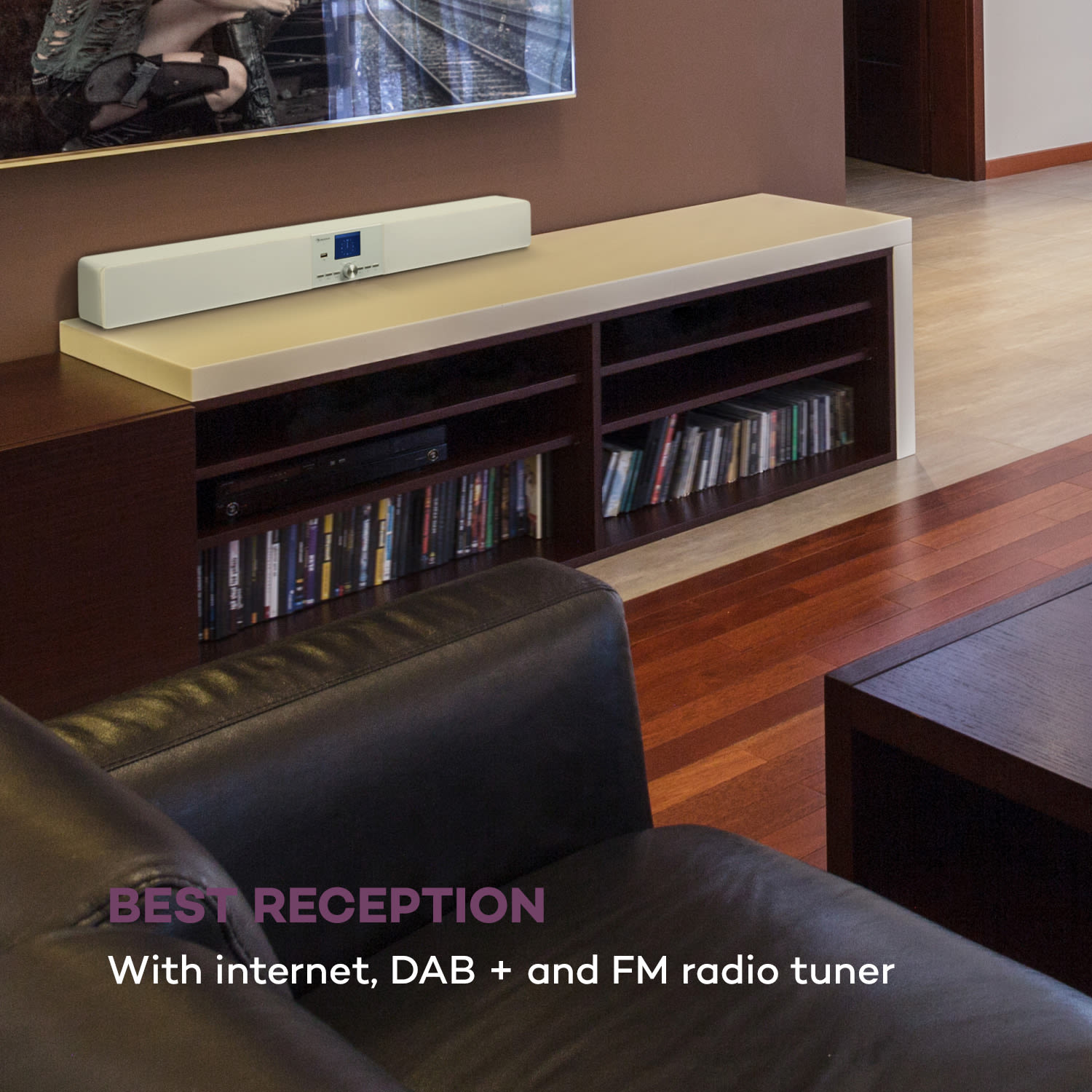 Areal Bar Connect barre de son Bluetooth Internet/DAB+/FM USB AUX