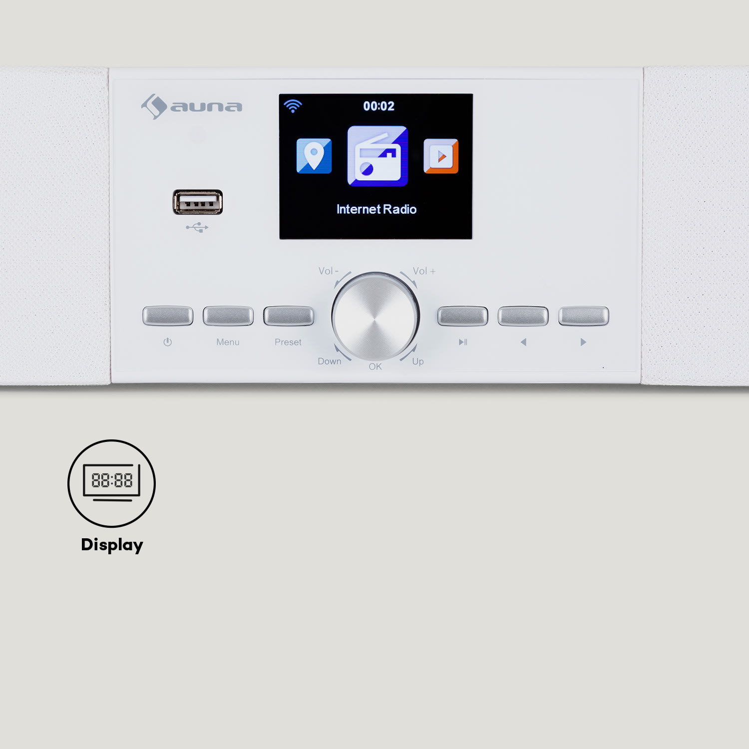 Areal Bar Connect barre de son Bluetooth Internet/DAB+/FM USB AUX