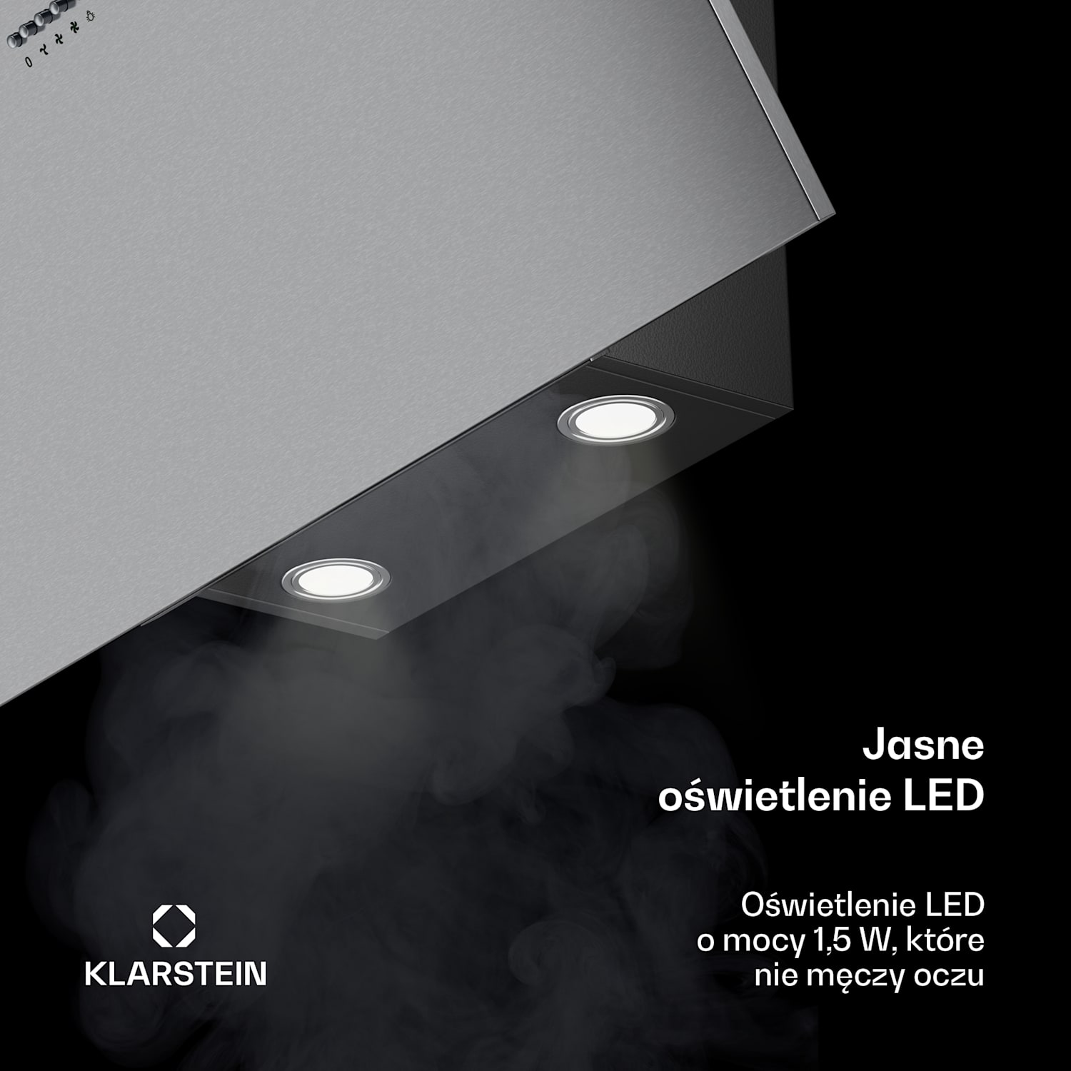 Silver Lining 90, okap kuchenny, 90 cm, 568 m³/h, klasa energetyczna A, stal szlachetna 90 cm