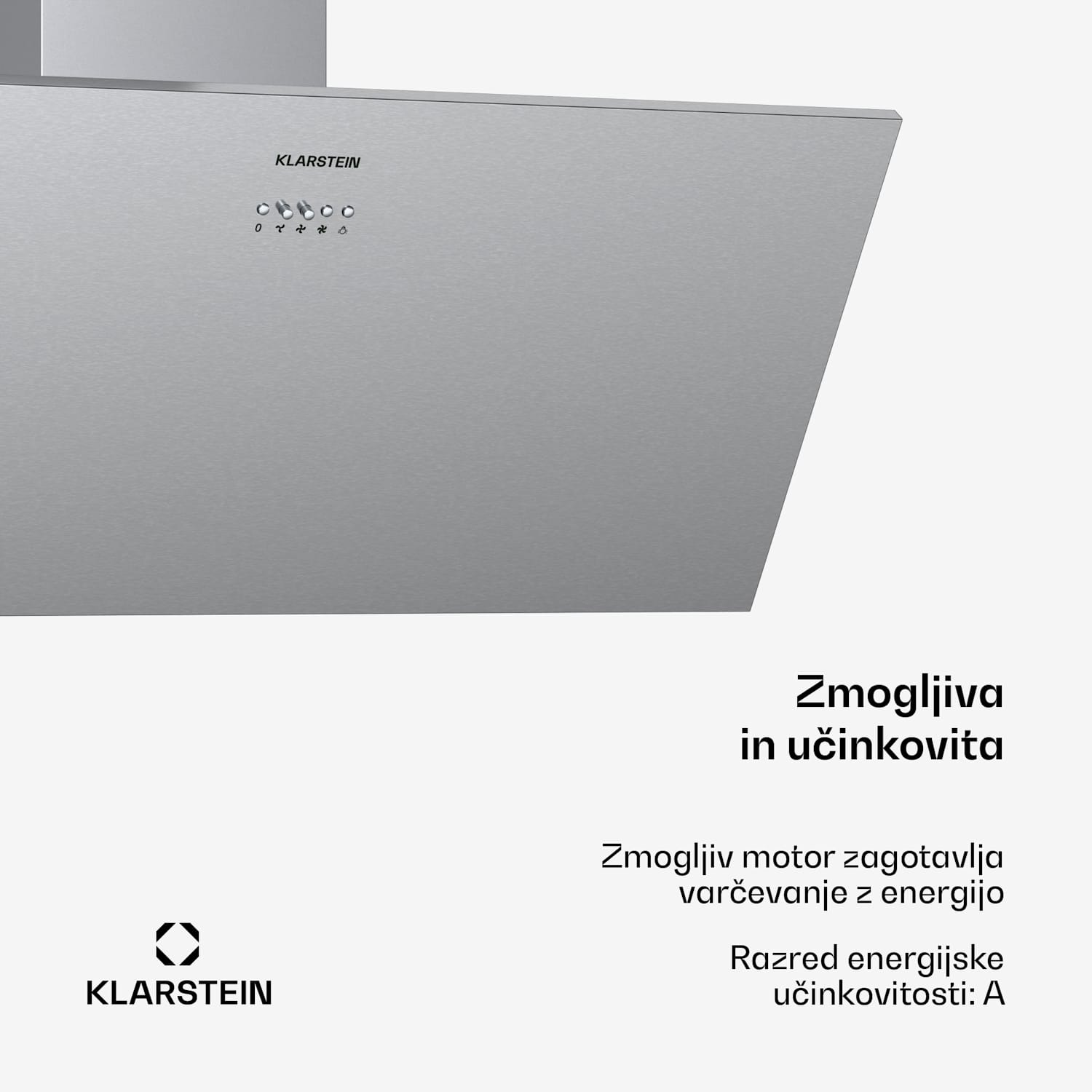 Silver Lining 90, kuhinjska napa, 90 cm, 568 m³/h, energijski razred A, nerjaveče jeklo 90 cm