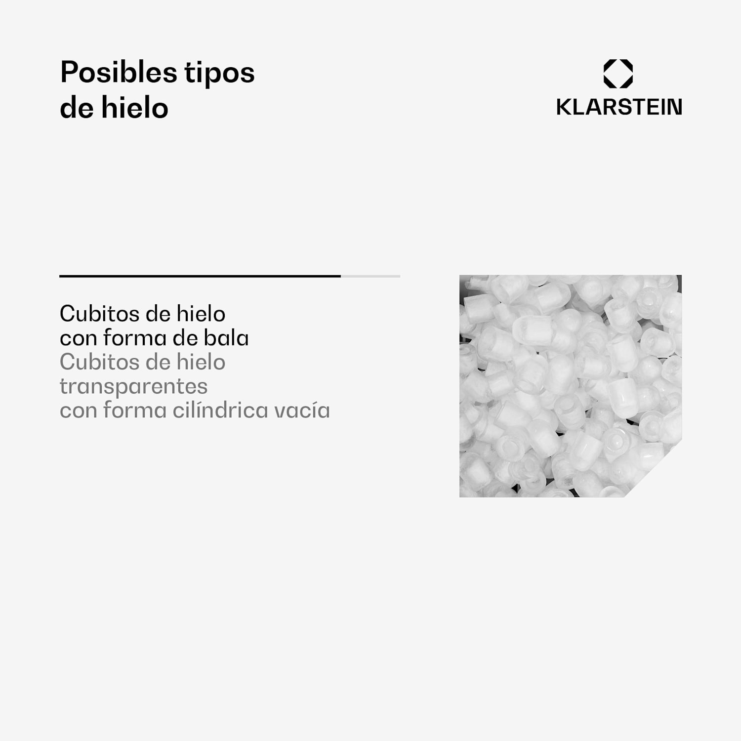 Chillout Máquina de cubitos de hielo tipo bullet 12kg/24h tanque de agua de 1,5 litros color plateado Plata