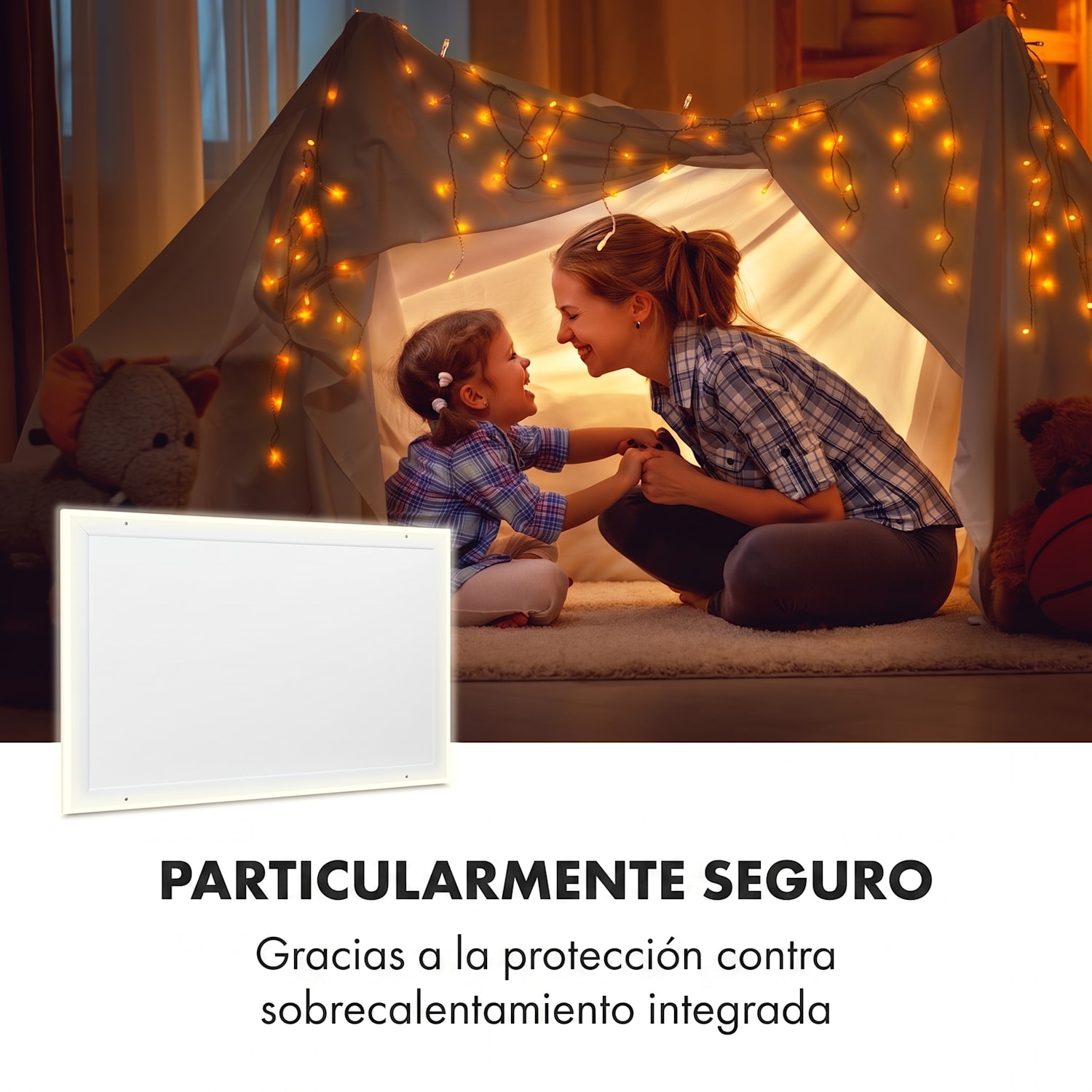 Midnight Sun Calefactor de techo por infrarrojos 110,5 x 70,5 cm 600 W 600 W