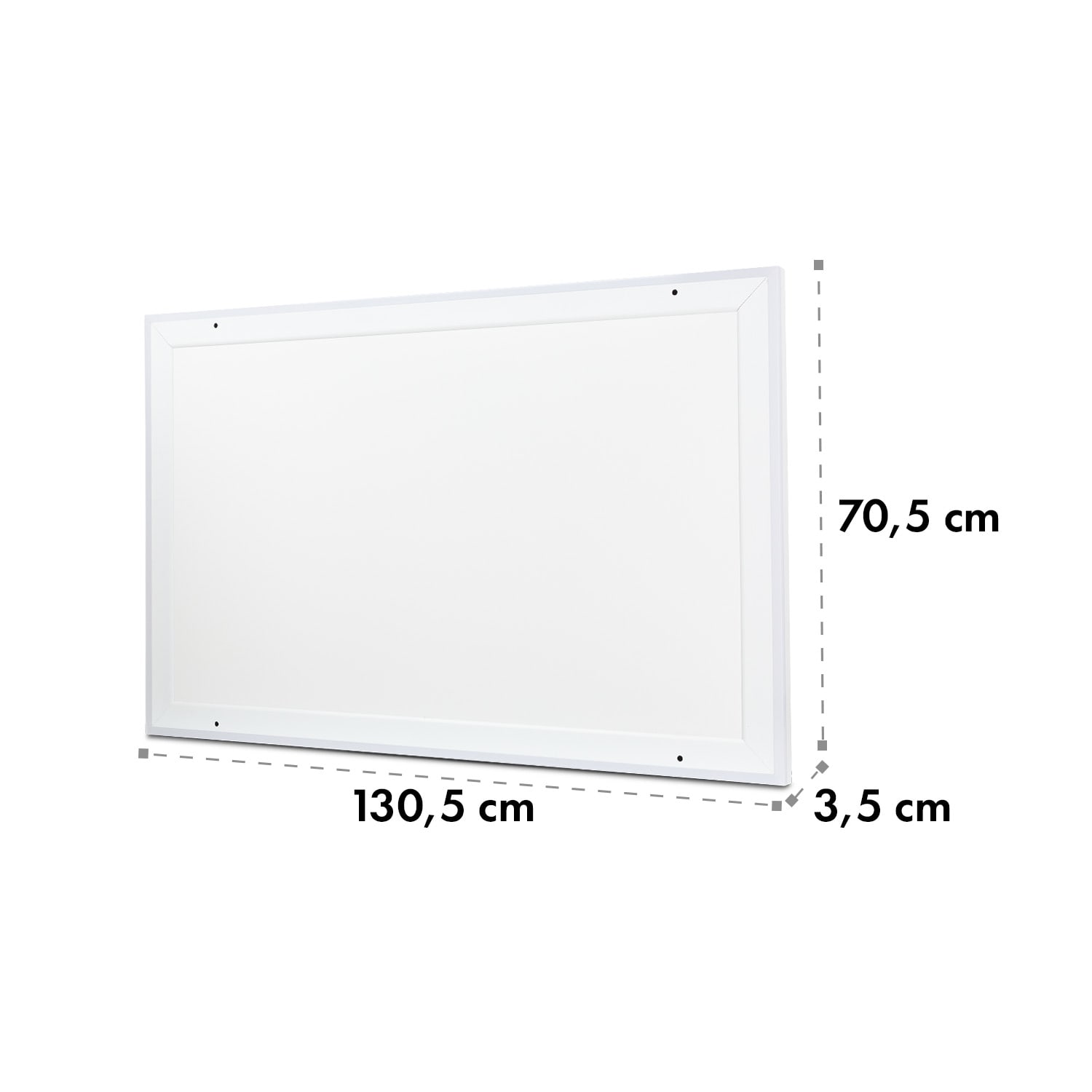 Midnight Sun Calefactor de techo por infrarrojos 130,5 x 70,5 cm 800 W Blanco 800 W