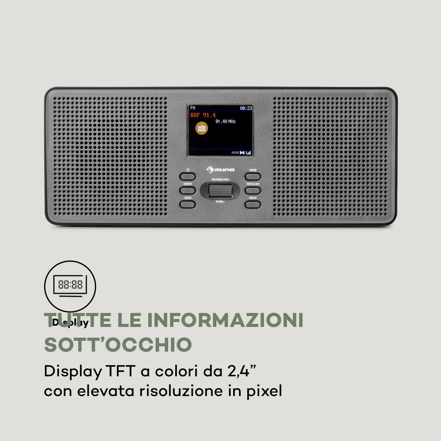 Manuale d'uso in diverse lingue Stereo | Nero