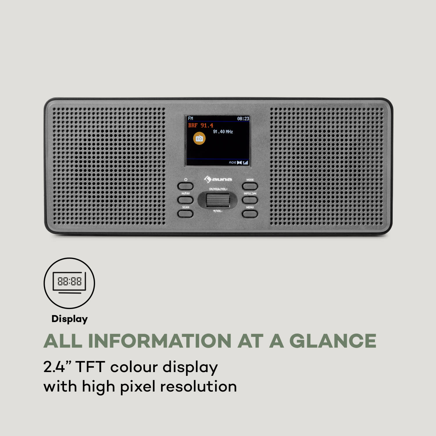 Meertalige gebruikershandleiding Stereo | Zwart