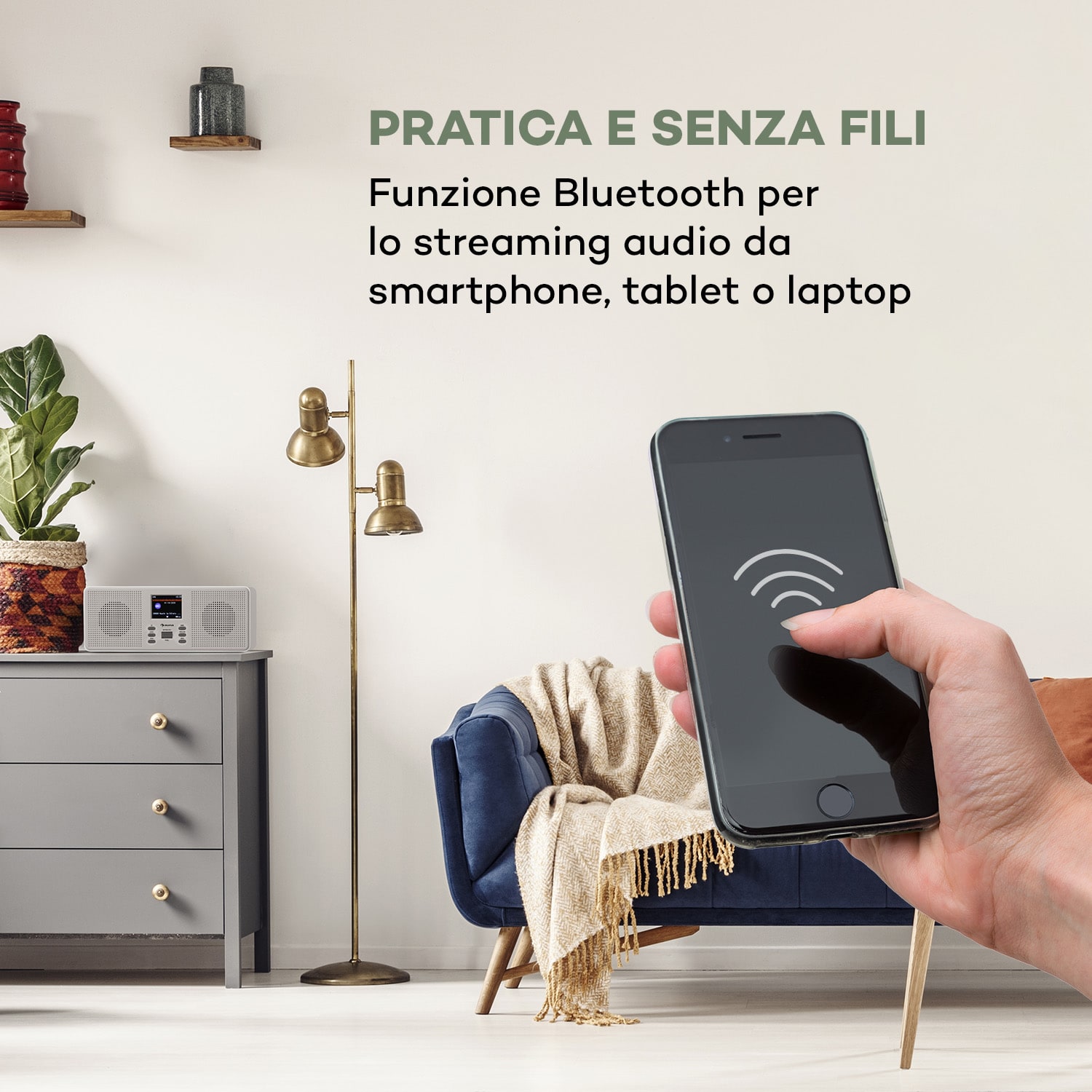Manuale d'uso in diverse lingue Stereo | Bianco