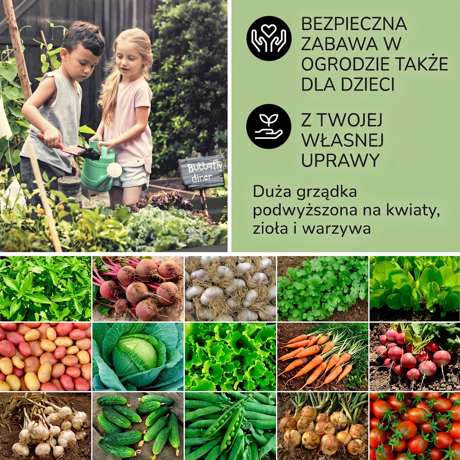 High Grow Straight, podwyższona grządka, 120 x 60 x 60 cm, 432 l, stal 120 x 60 x 60 cm | Srebrny