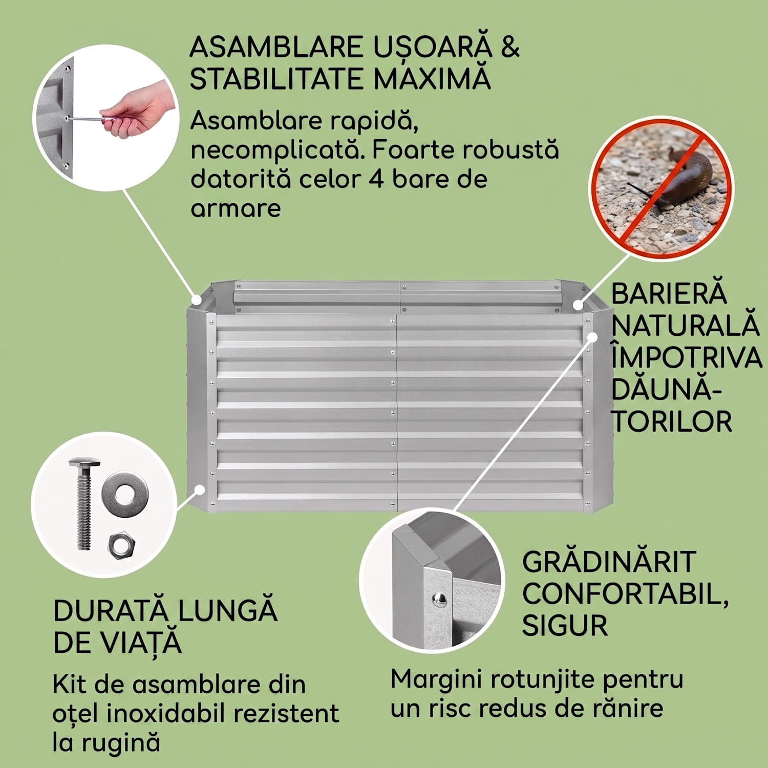 Blum High Grow Straight, pat ridicat, 120 x 60 x 60 cm, 432 litri, oțel 120 x 60 x 60 cm | Argintiu