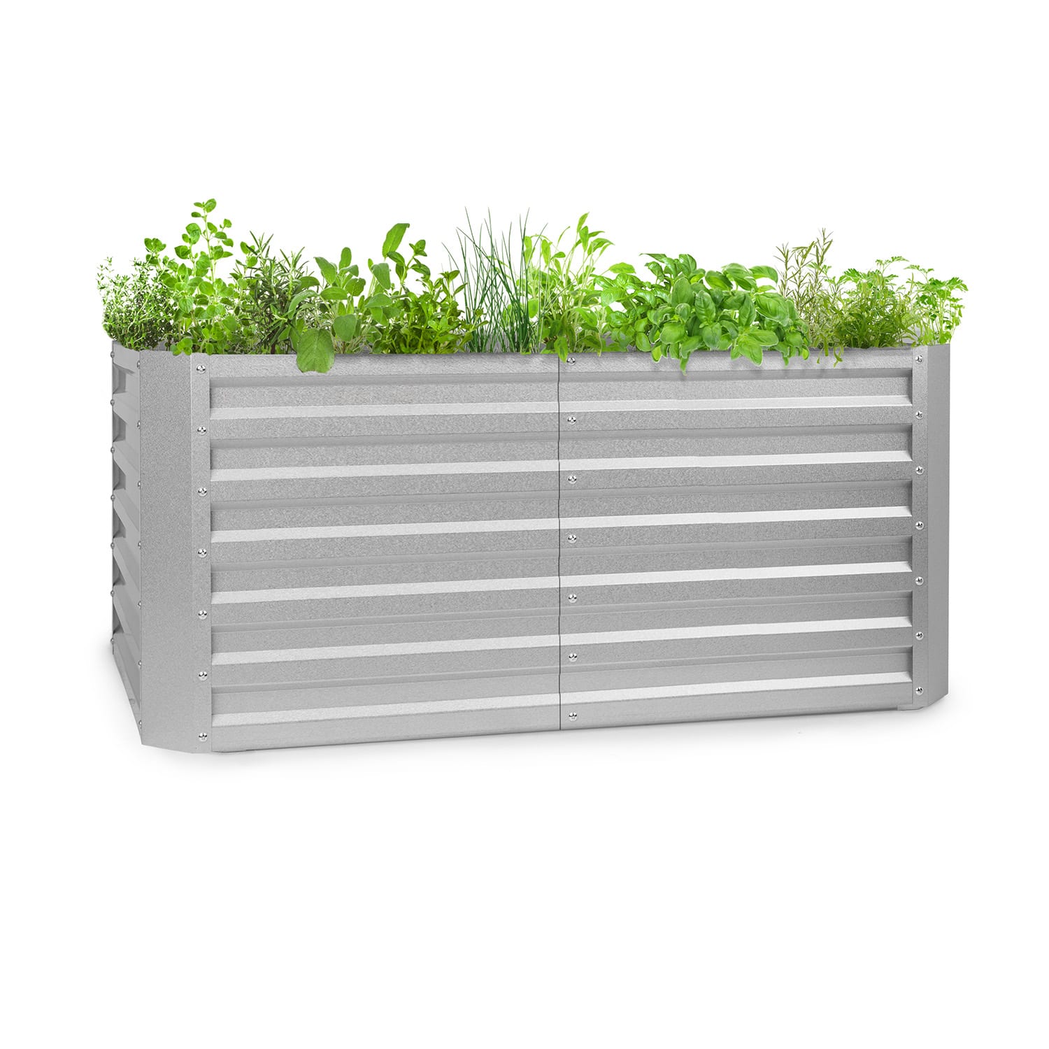 Blum High Grow Straight, kohopenkki, 120 x 60 x 60 cm, 432 l, terästä 120 x 60 x 60 cm | Hopea