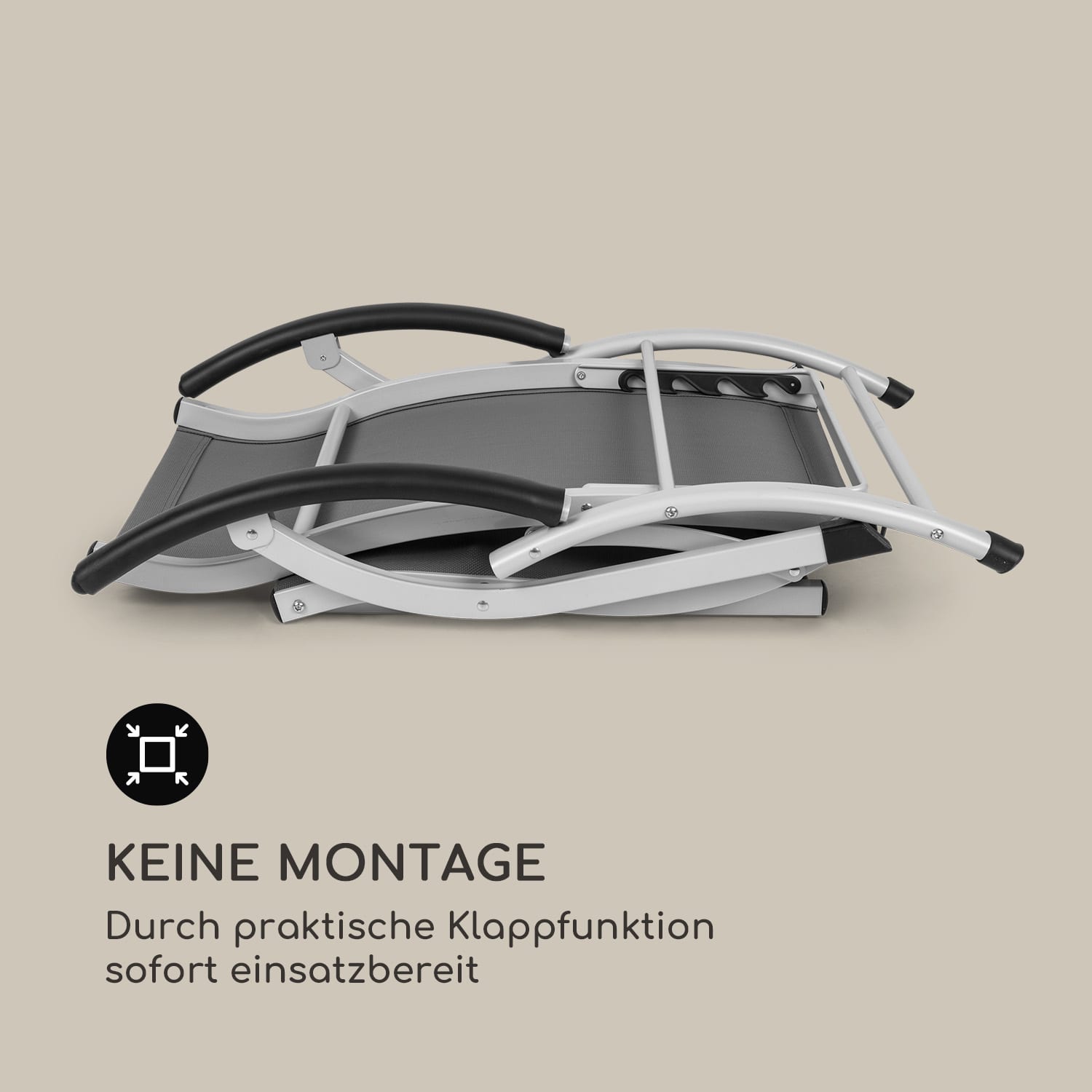 Sunnyvale Liegestuhl mit Fußteil Aluminium 4-Stufen 