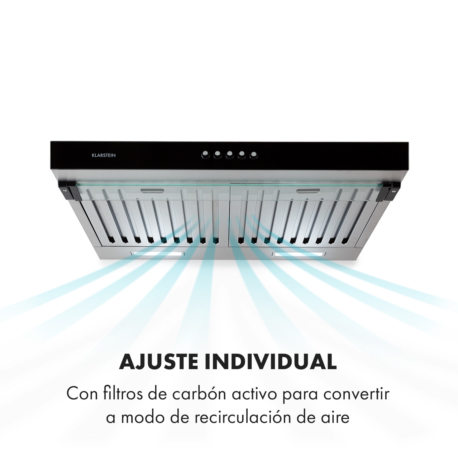 Purista Americana Campana extractora filtro deflector 306 m³/h 