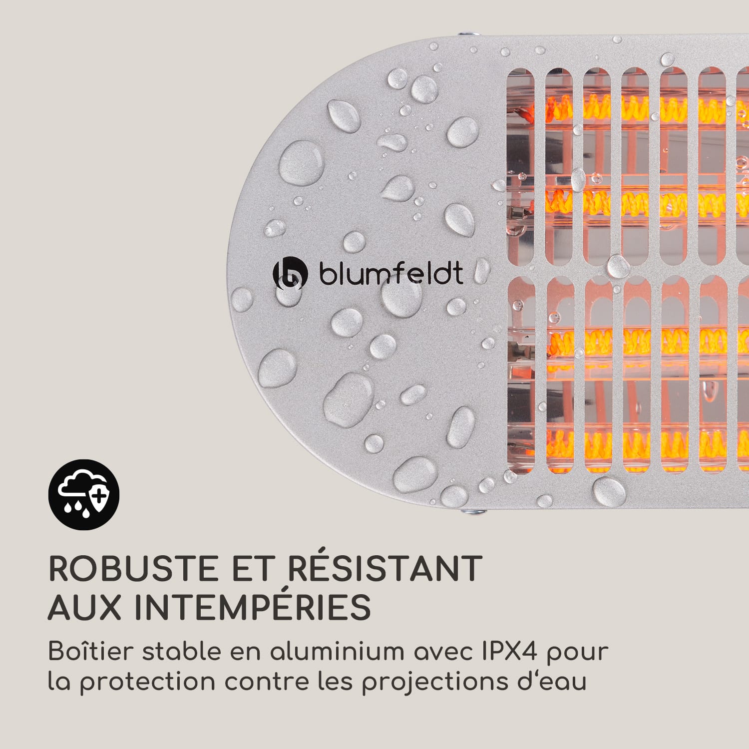 Gold Bar 2000 Swing infrarood terrasverwarmer 2000W 60° oscillatie 