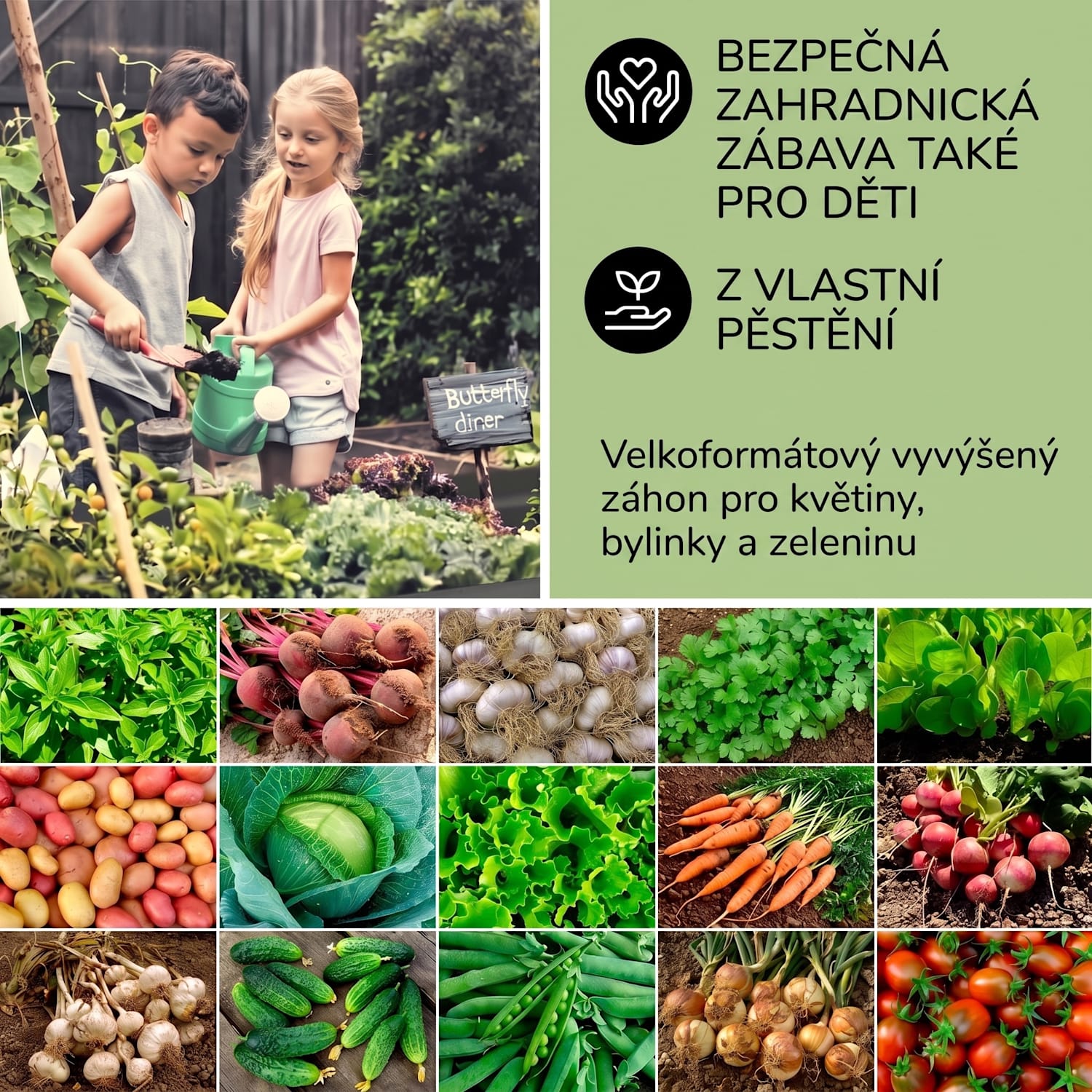 Blum High Grow Straight, vyvýšený záhon, 120 x 60 x 60 cm, 432 l, ocel 120 x 60 x 60 cm | Krémová