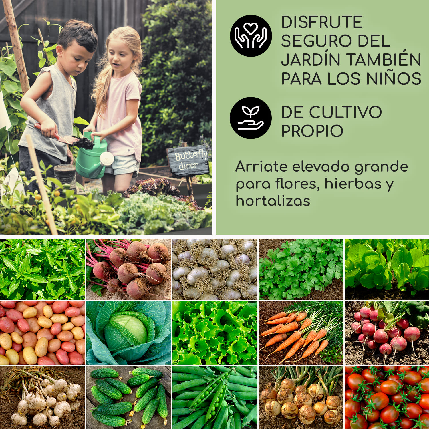 Blum High Grow Straight Jardinera elevada 200 x 60 x 100 cm 1200 litros acero 200 x 100 x 60 cm | Crema