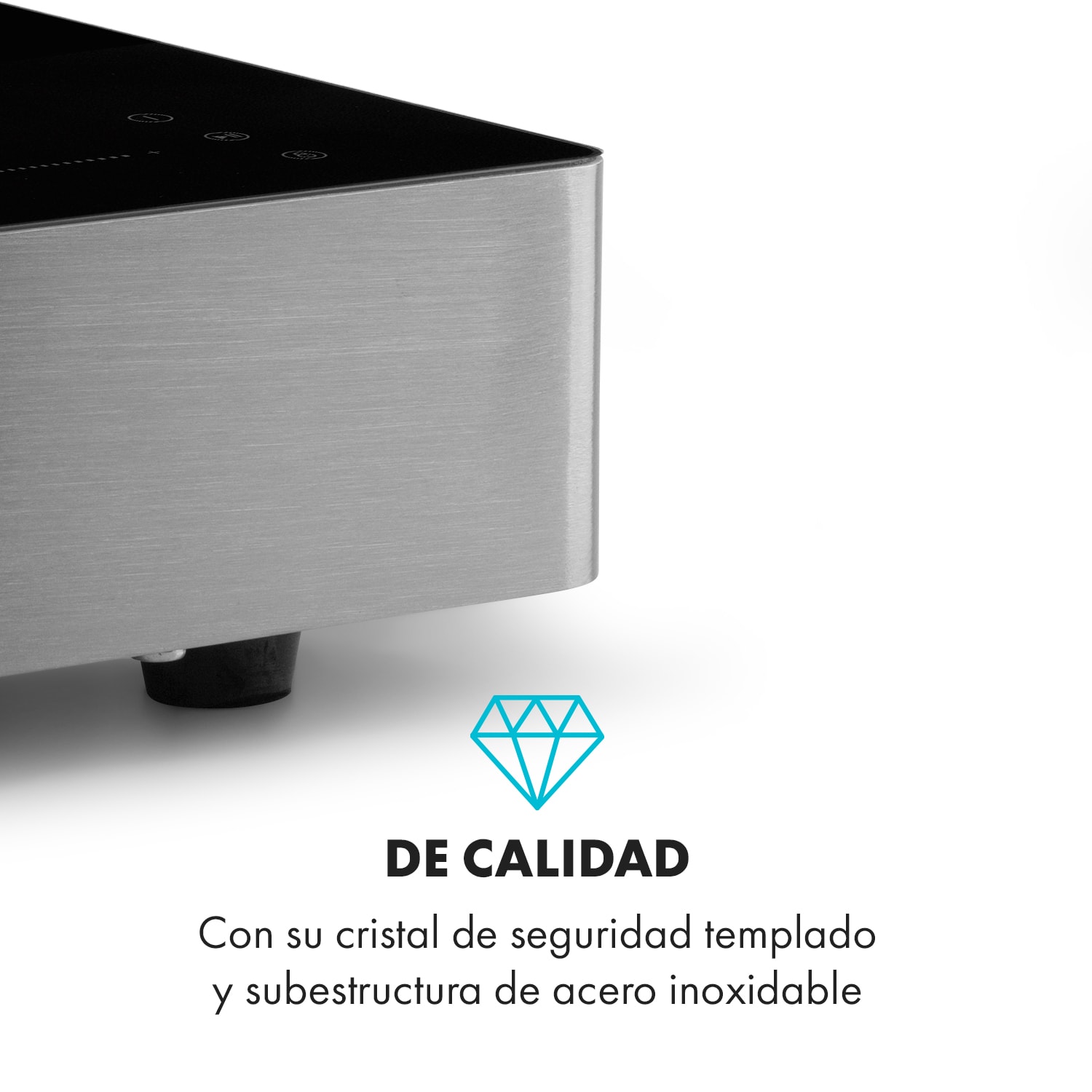 TrinityCook Placa de inducción 3400W Control táctil Cristal 