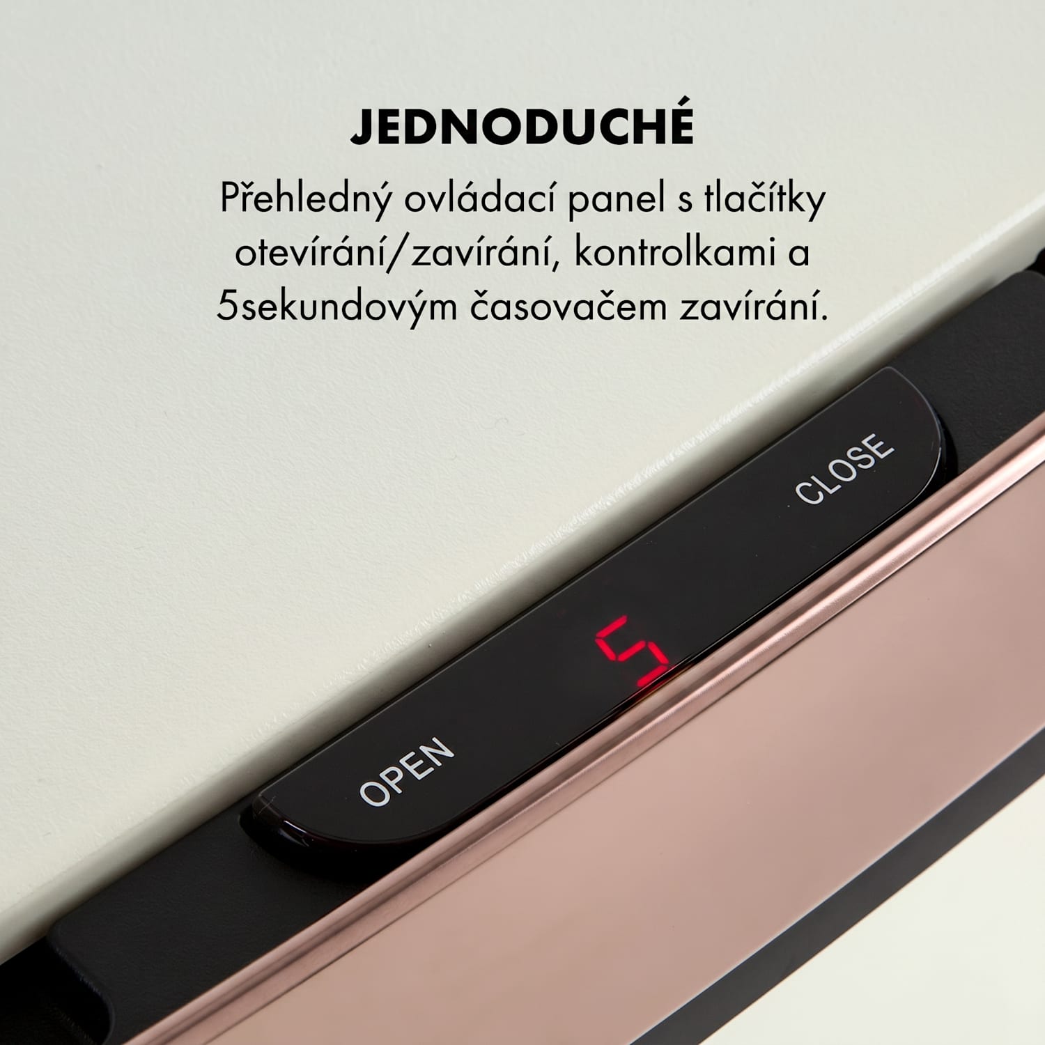 Royal Trash Rose Gold, odpadkový koš se senzorem, 72 l, ušlechtilá ocel, růžovozlatá Růžově zlatá metalíza