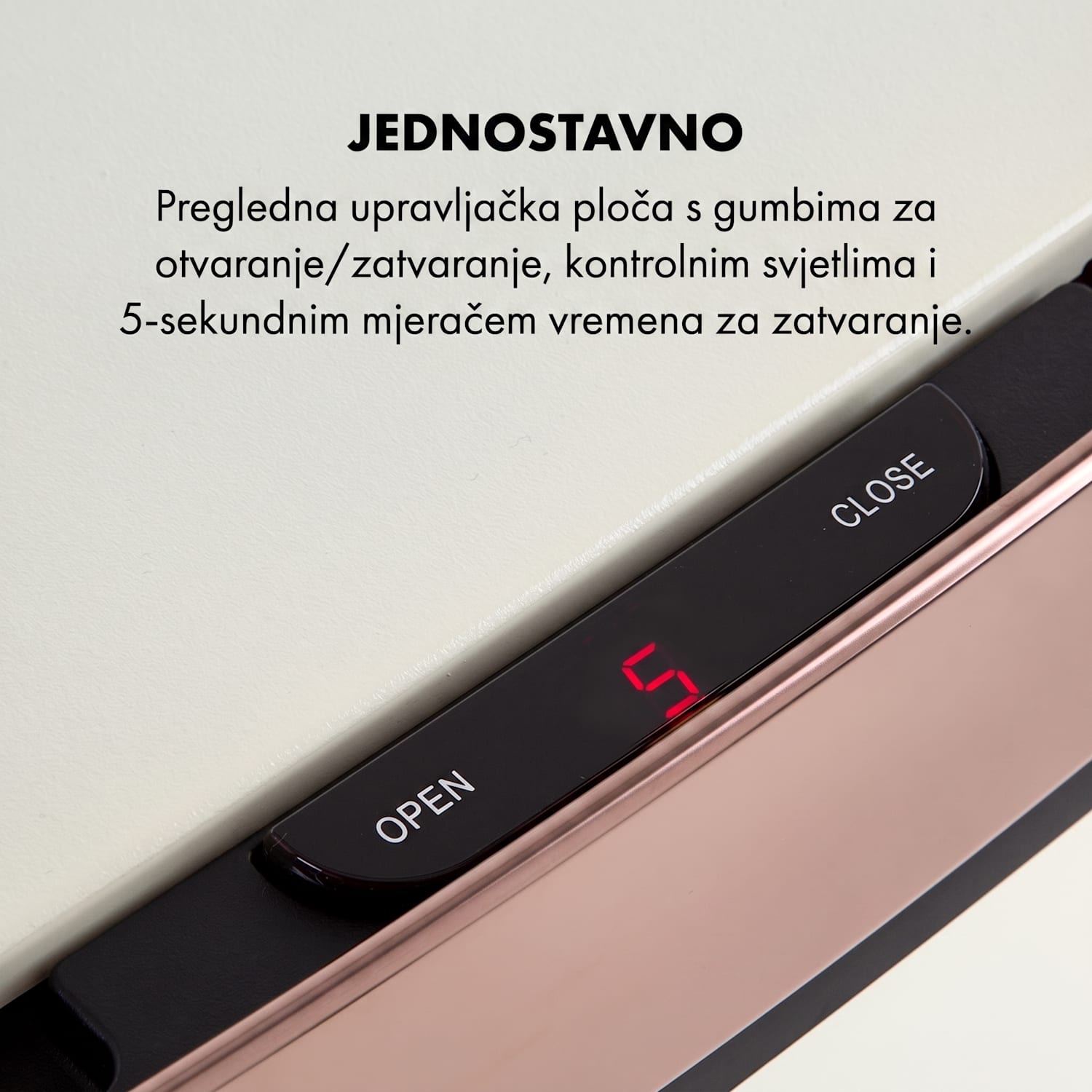 Royal Trash Rose Gold, kanta za smeće sa senzorom, 72 l, nehrđajući čelik, ružičasto zlatna Ružičasto-zlatna metalik