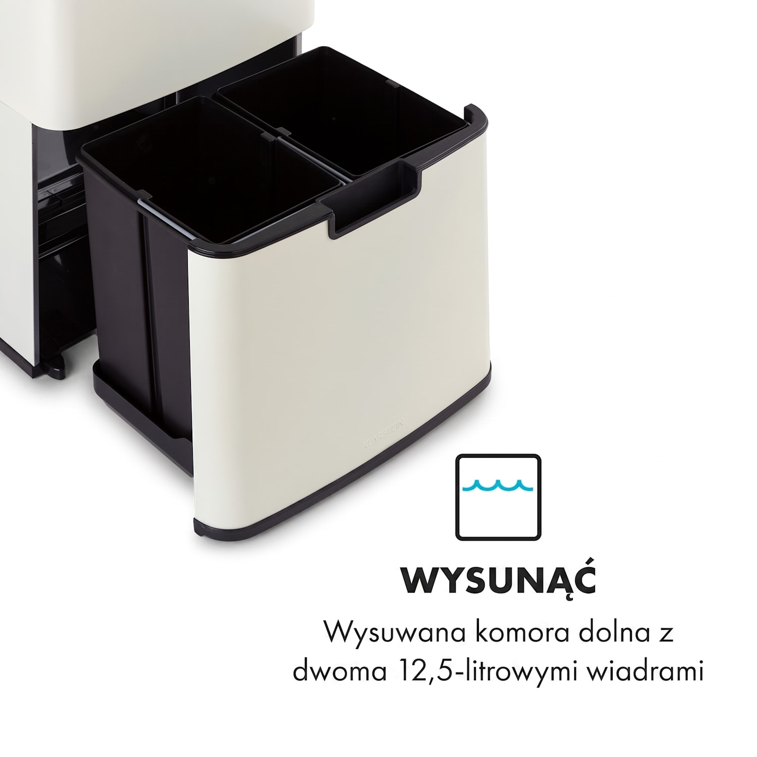 Royal Trash Rose Gold, kosz na śmieci z czujnikiem, 72 l, stal szlachetna, różowo-złoty Różowe Złoto Metaliczne