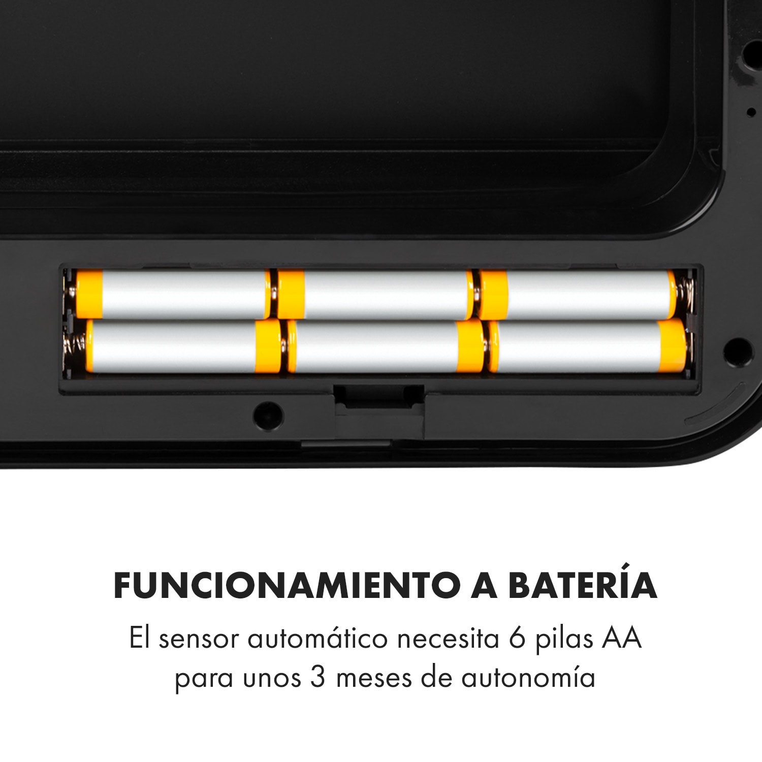 Royal Trash Matte Black Cubo de basura con sensor 72 litros acero inoxidable color negro mate 