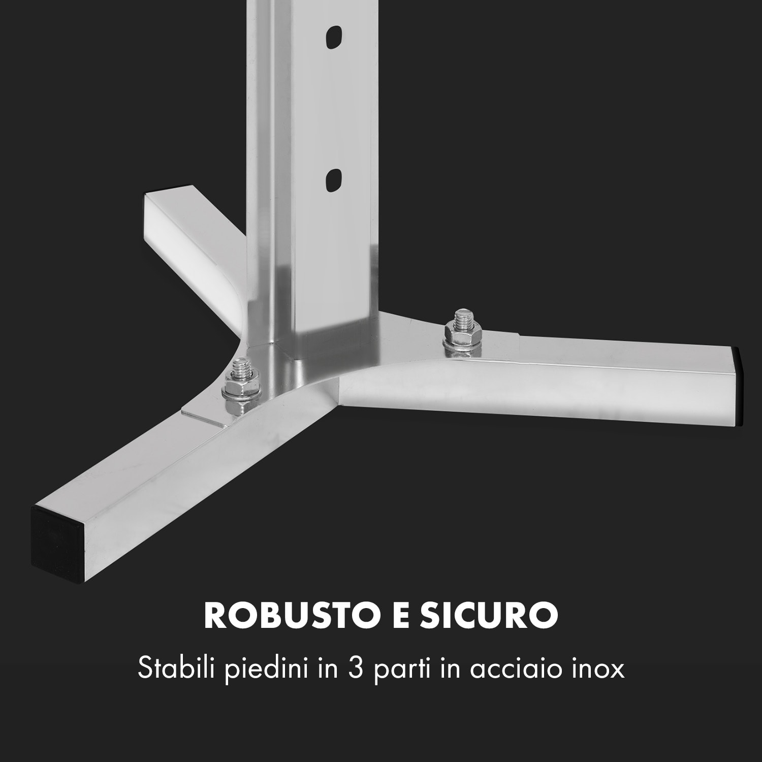 Sauenland Survivor, griglia da porchetta con spiedo, 12W, 70kg max., acciaio inox 