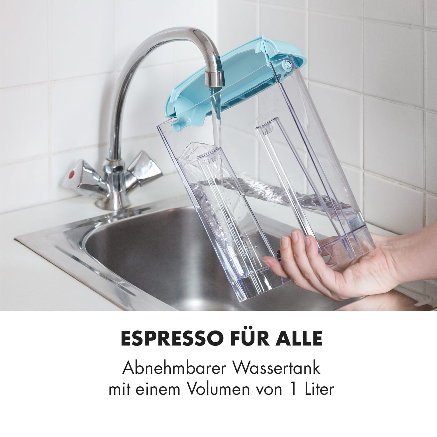 Espressionata Gusto Espressomaschine 1100W 15 Bar Druck 
