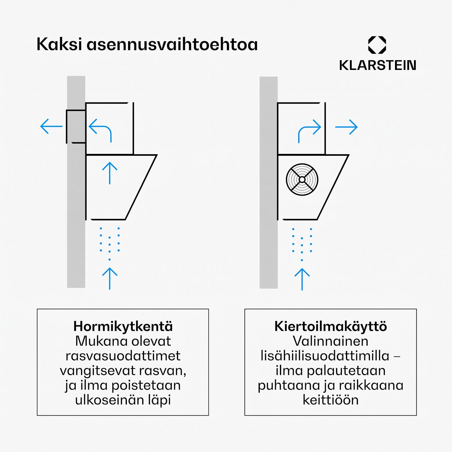 Eleonora 60, liesituuletin, 424 m³/h, kosketuspaneeli, tunnelmavalaistus, energialuokka A++ 60 cm | Musta
