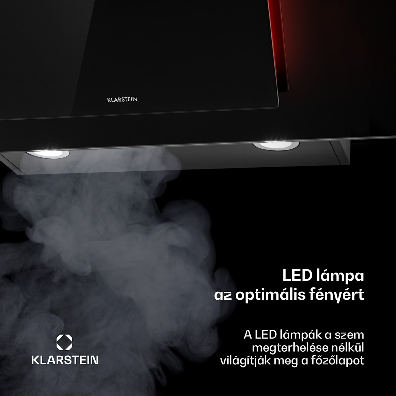 Eleonora 90, páraelszívó, 90 cm, 420 m³/ó, érintőpanel, világítás, A++ 90 cm | Fekete