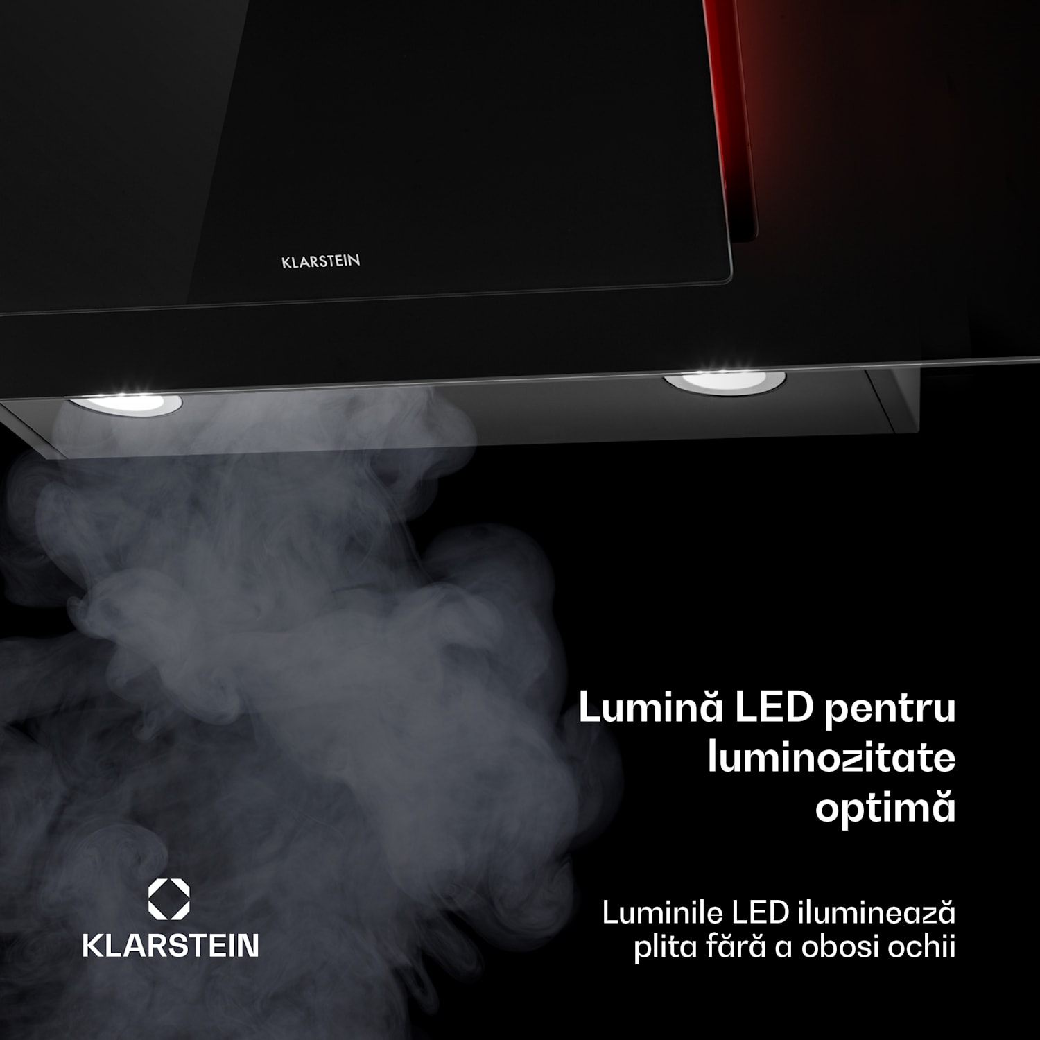 Eleonora 90, hotă, 420 m³ / h, panou tactil, iluminat, EEK A ++ 90 cm | Negru